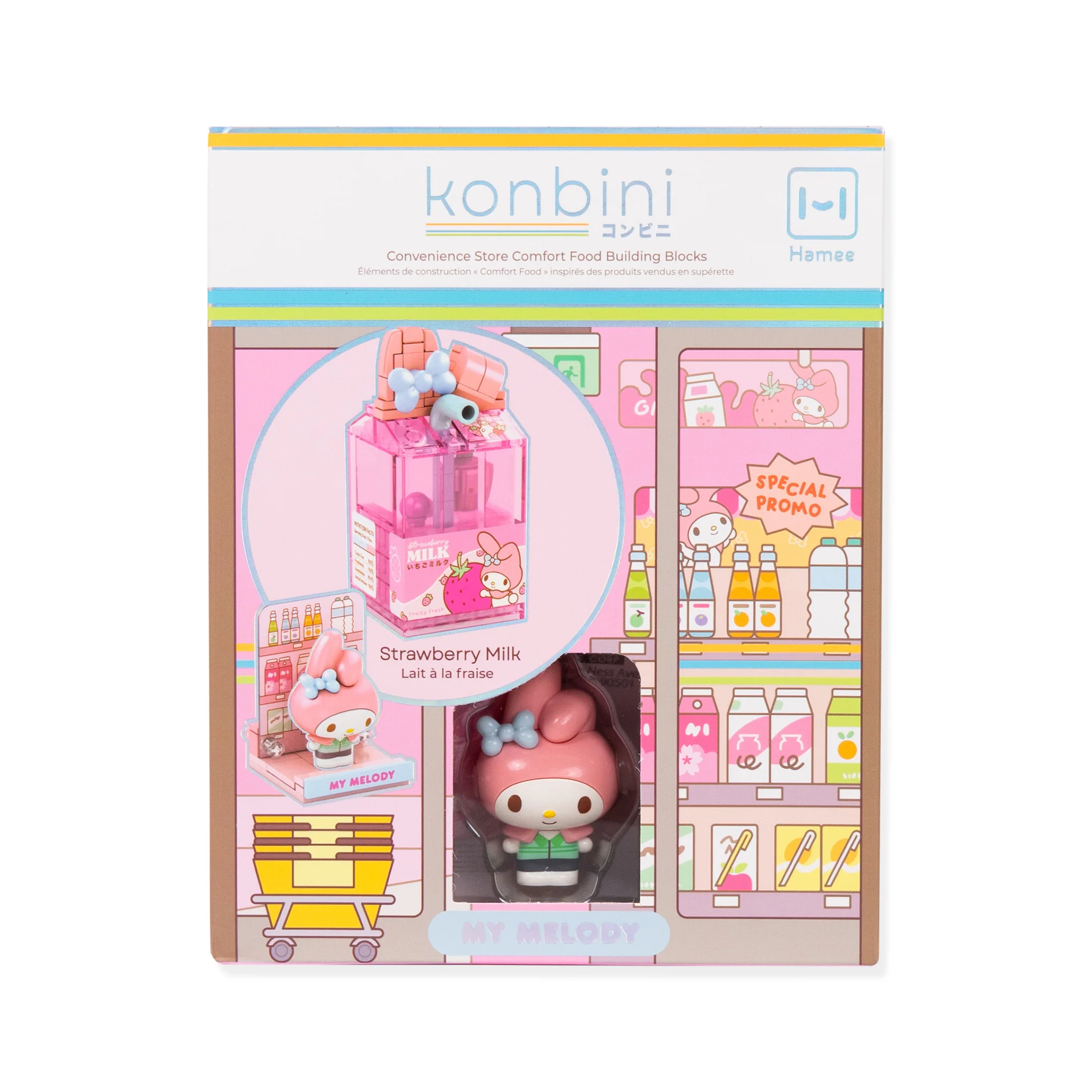 Hello Kitty and Friends Konbini Building Blocks Set - Cinnamoroll sugar roll - Image 4