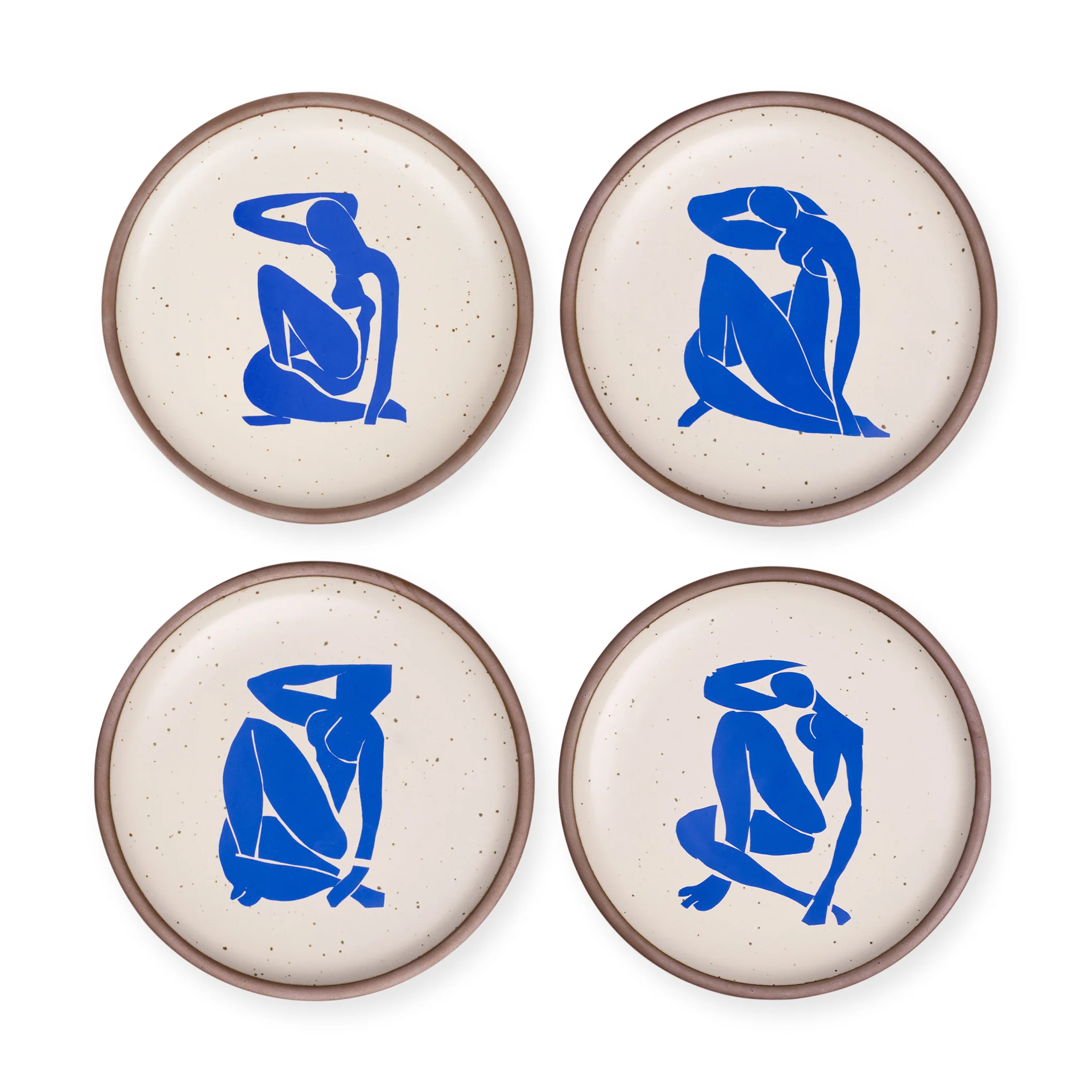 Henri Matisse Nu bleu, I–IV Stoneware Dinner Plates - Set of 4
