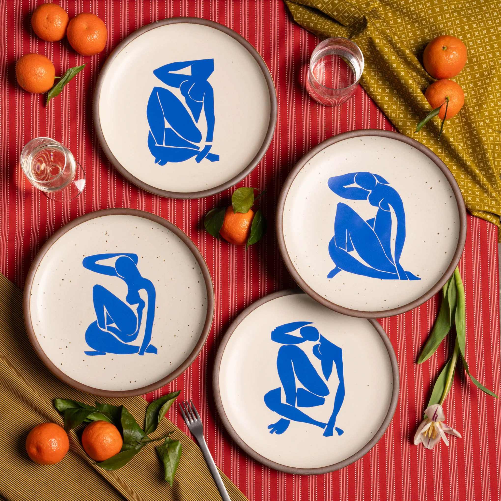 Henri Matisse Nu bleu, I–IV Stoneware Dinner Plates - Set of 4 - Image 2