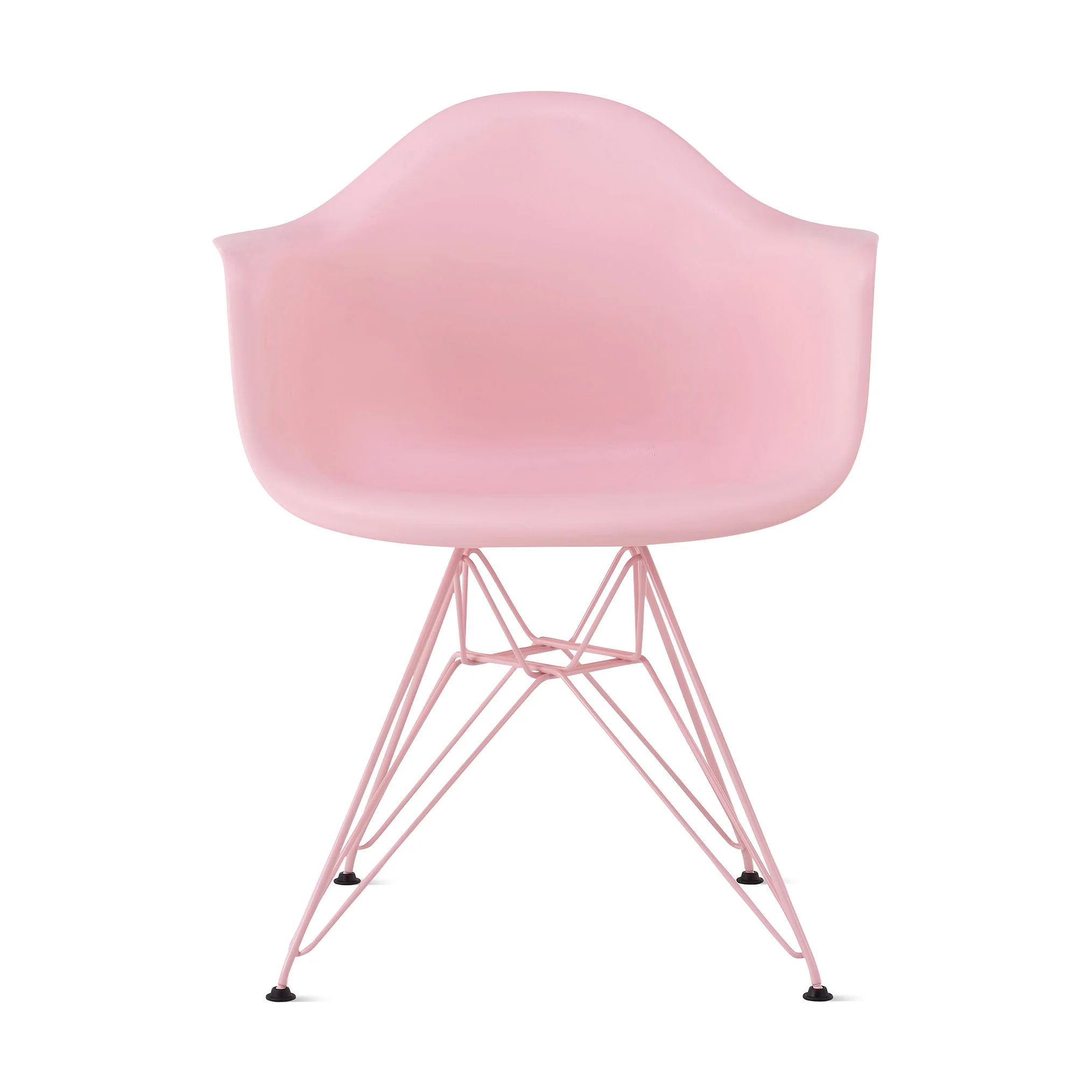 Herman Miller x HAY Eames Molded Recycled Plastic Armchair - Powder Pink - Image 2