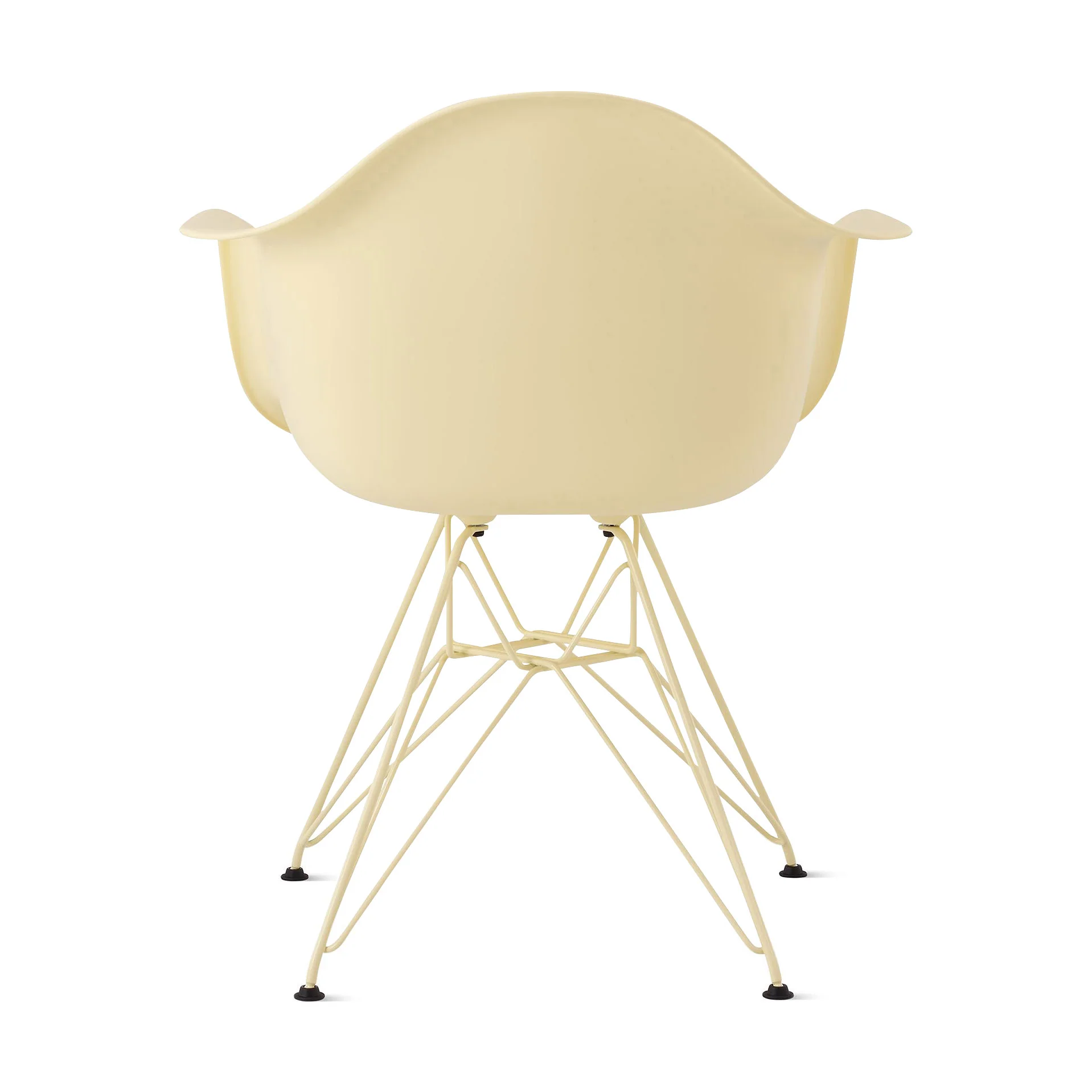 Herman Miller x HAY Eames Molded Recycled Plastic Armchair - Powder Yellow - Image 5