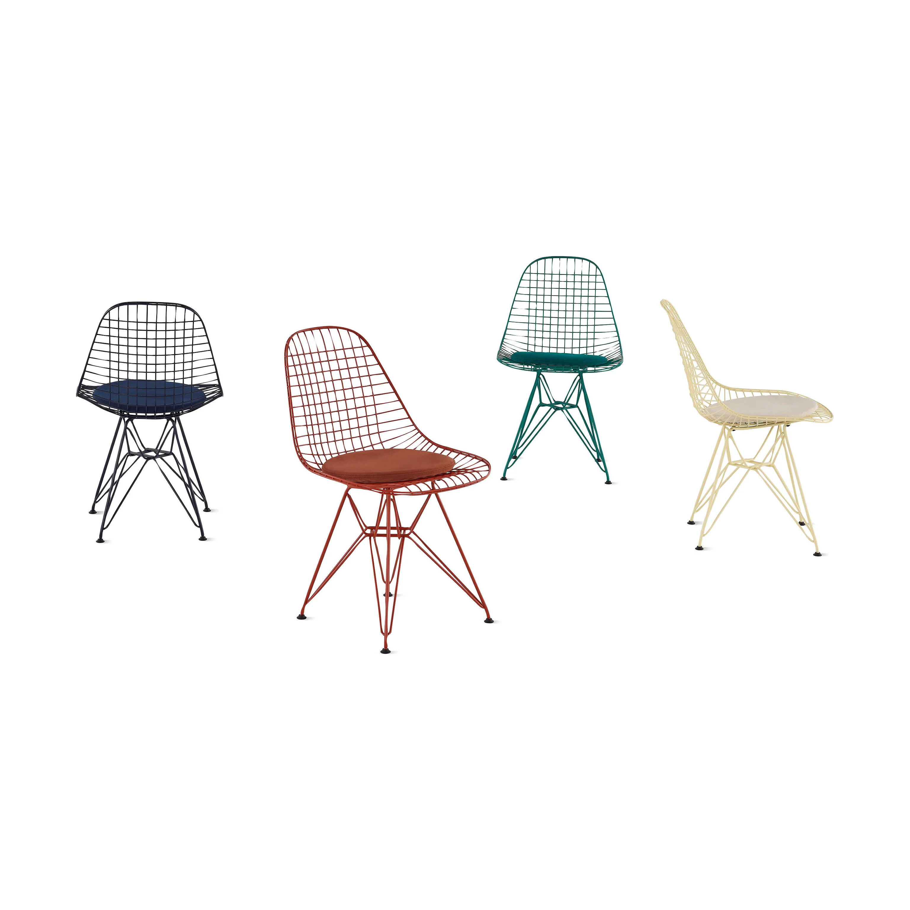 Herman Miller x HAY Eames Wire Chair - Powder Yellow - Image 11