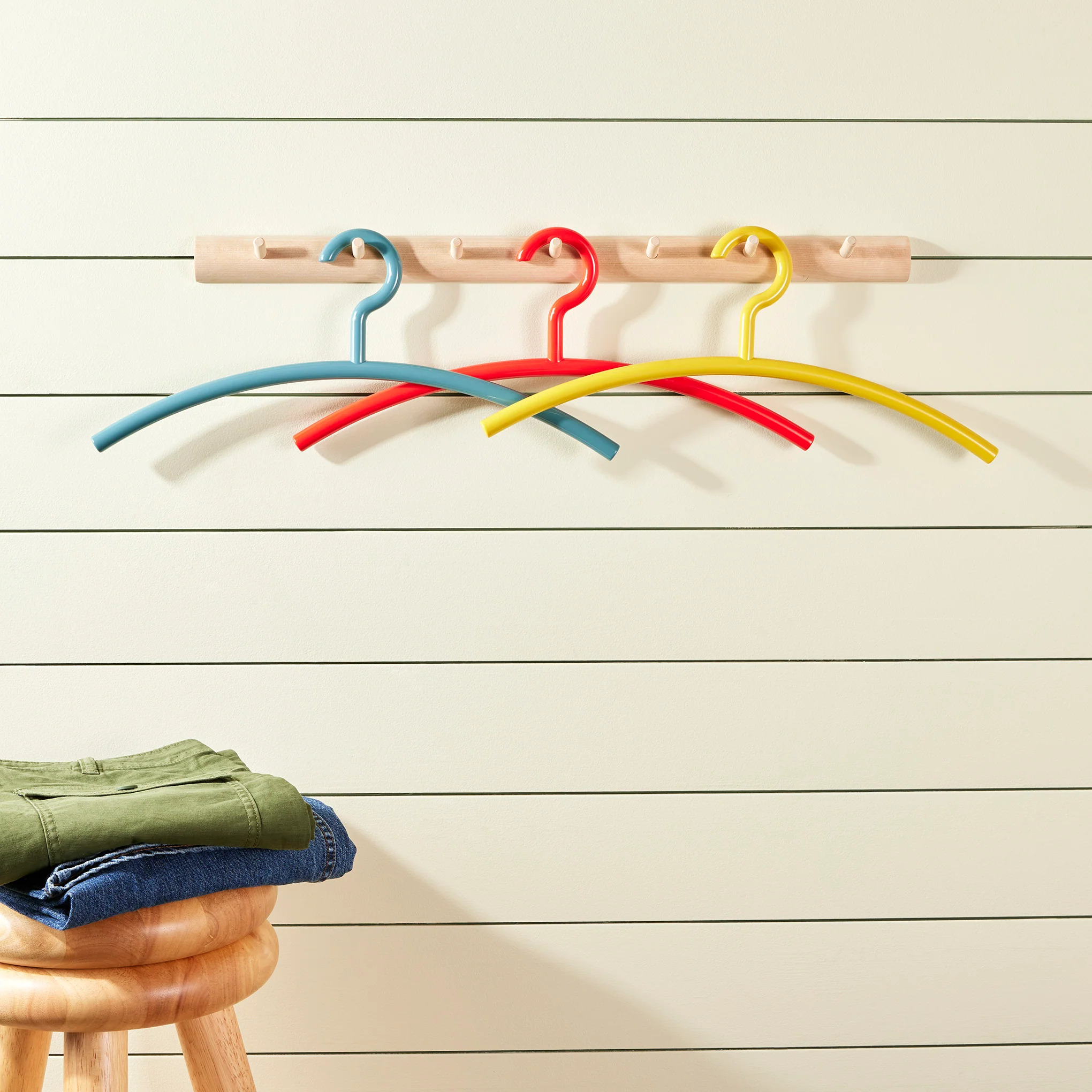 Hewi Coat Hangers - Set of 3 - White - Image 2
