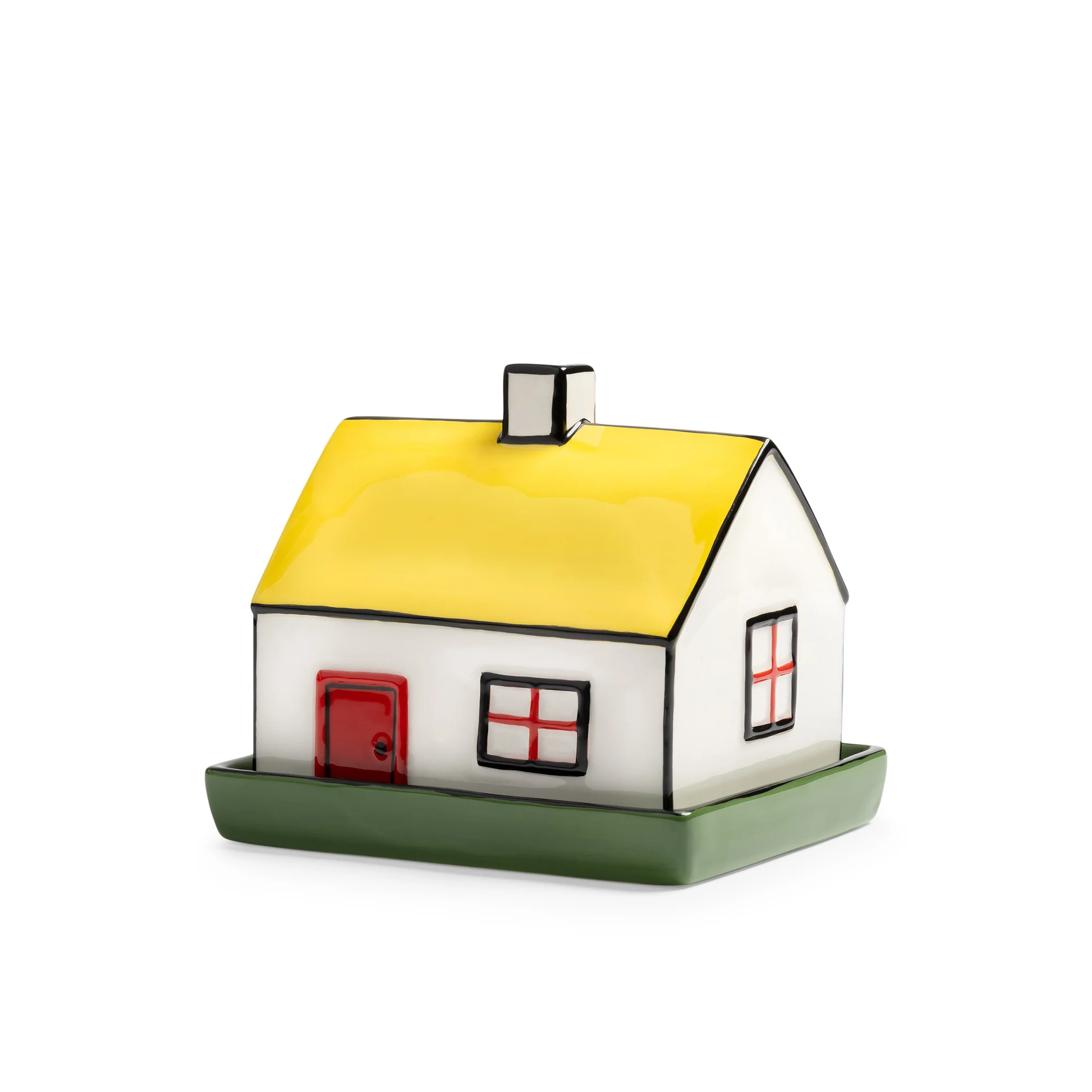House Ceramic Butter Dish