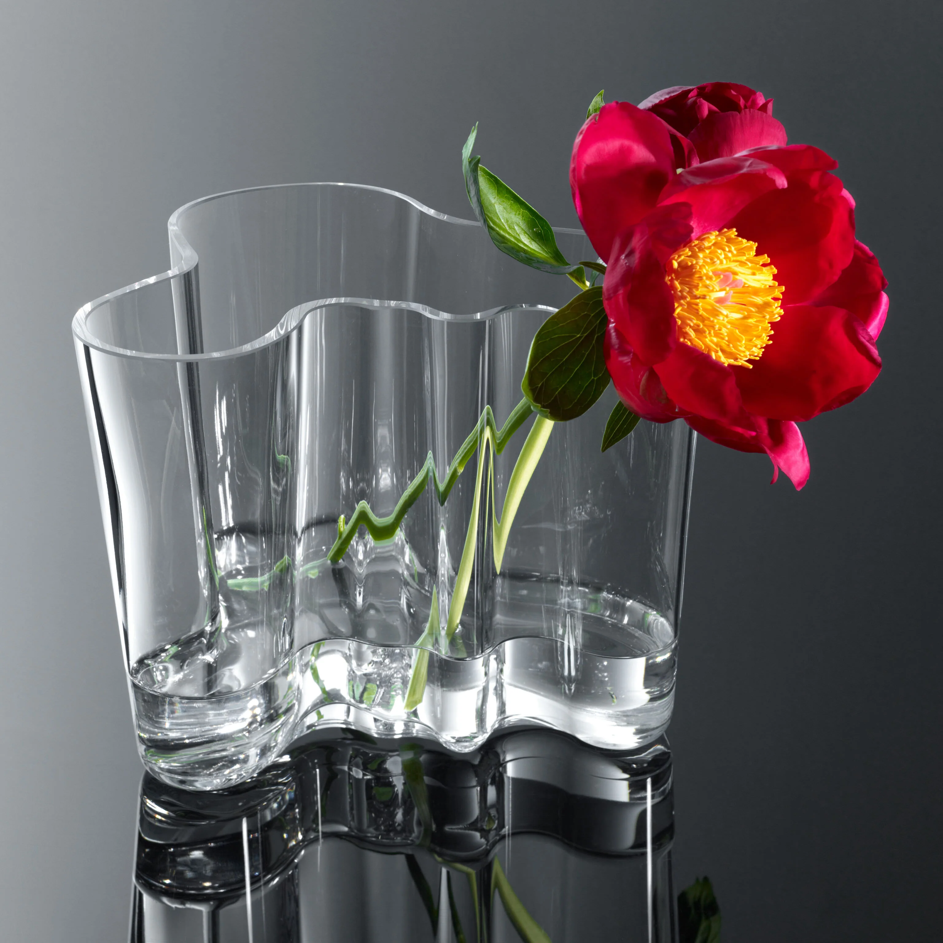 Iittala Alvar Aalto Glass Vase - 6.3"H - Image 5