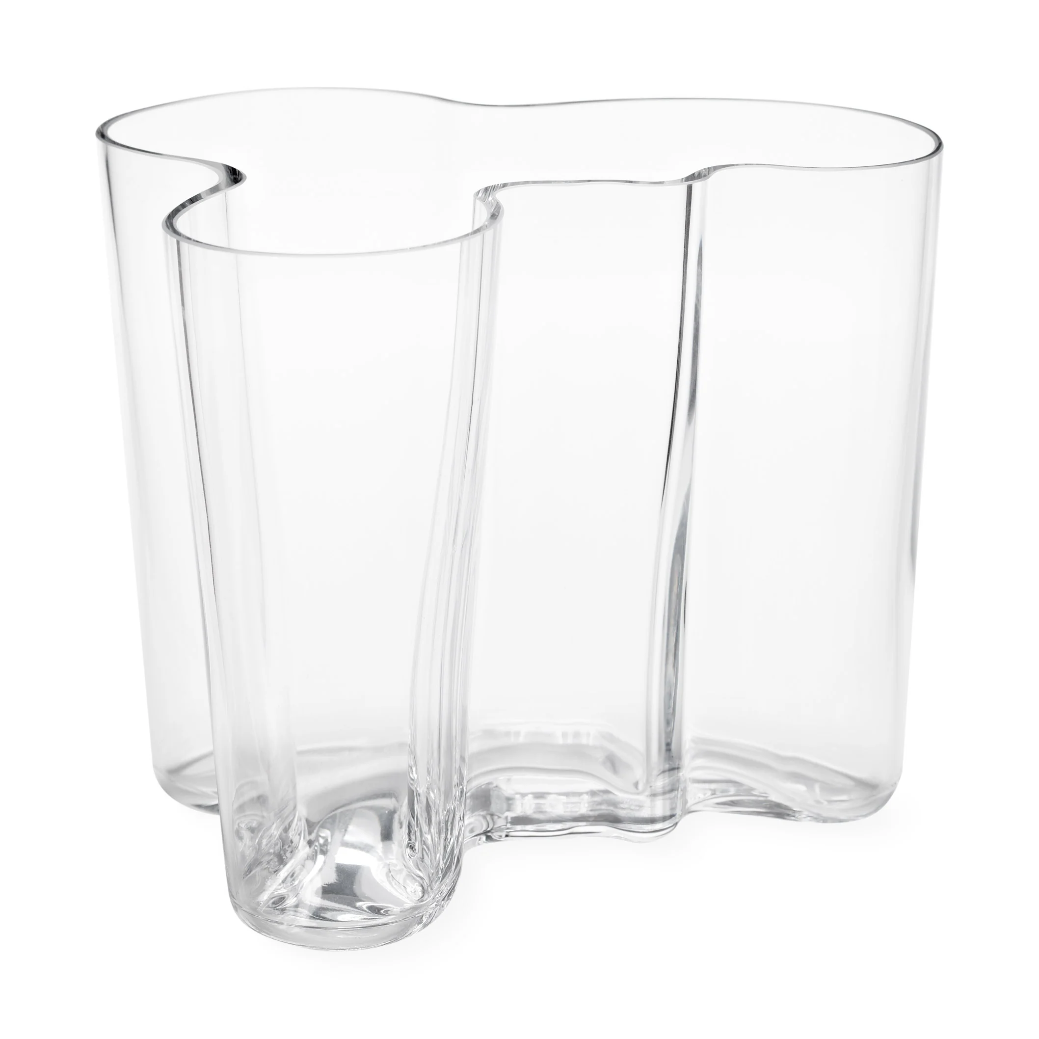 Iittala Alvar Aalto Glass Vase - 4.7"h