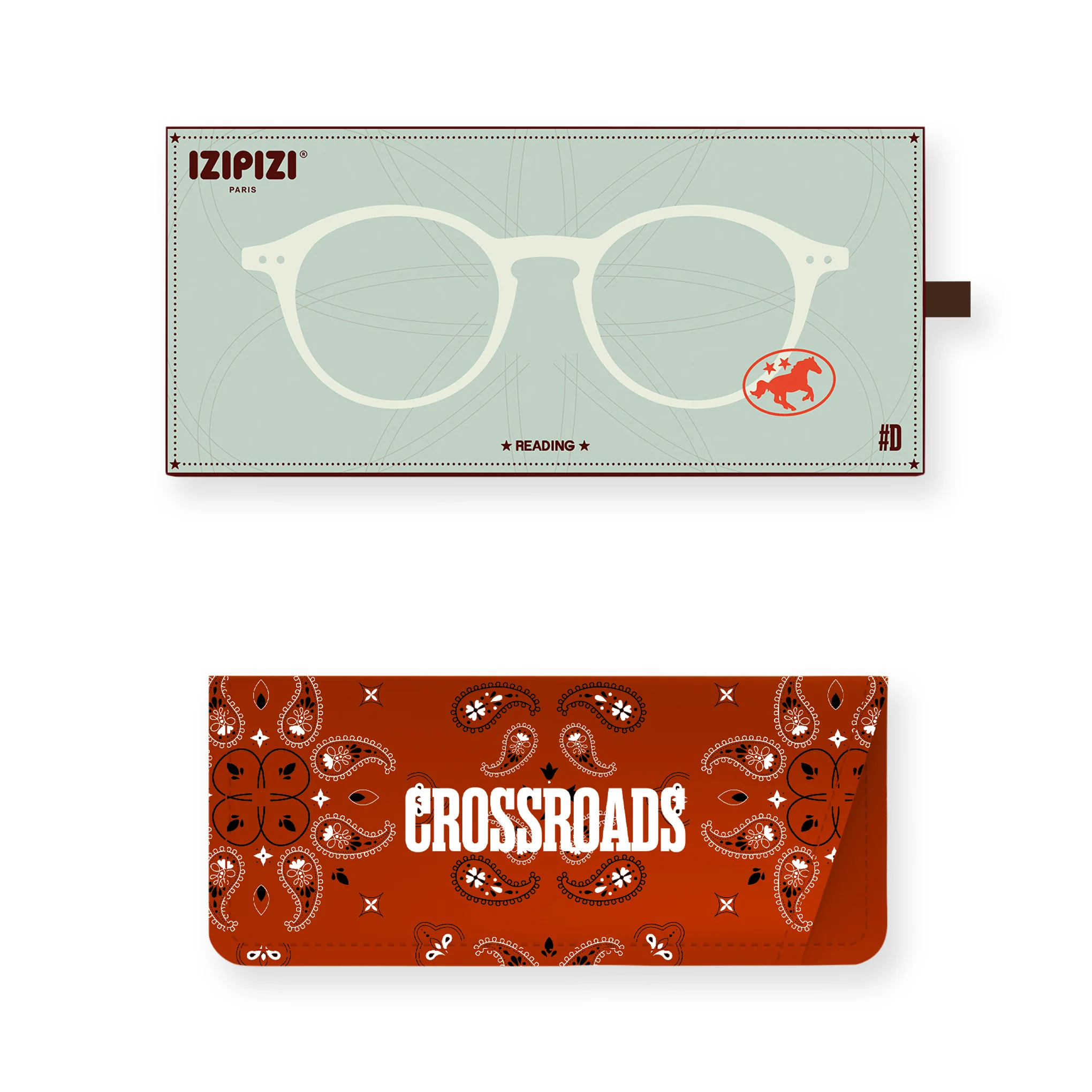 IZIPIZI Crossroads Reading Glasses #D - Green Fields - Image 3