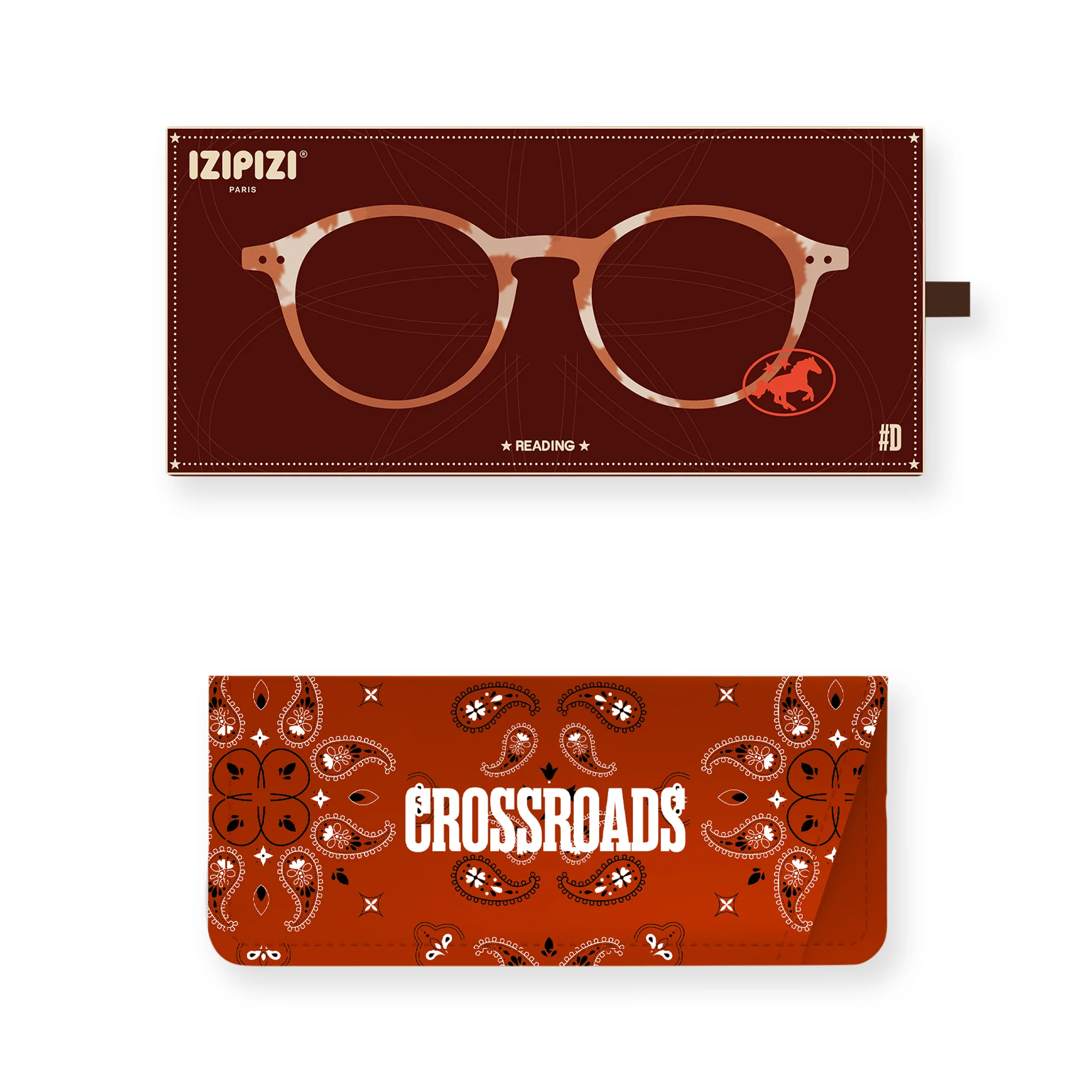 IZIPIZI Crossroads Reading Glasses #D - Wild Hooves - Image 3