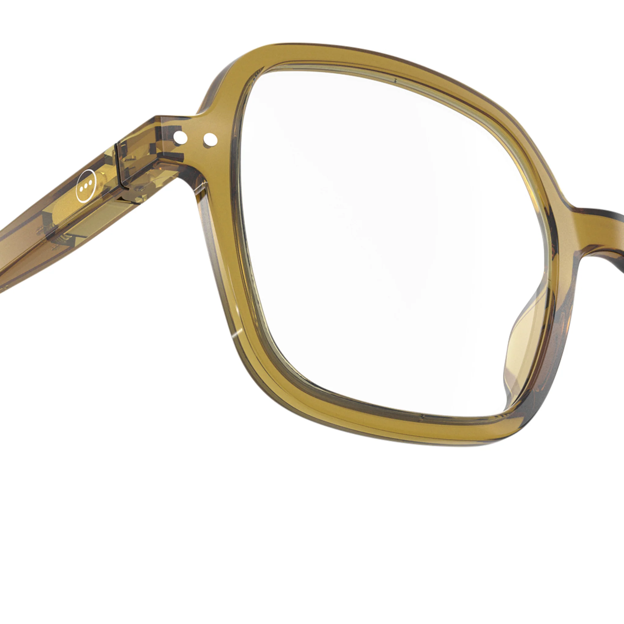 IZIPIZI Reading Glasses #Office - Golden Green - Image 3
