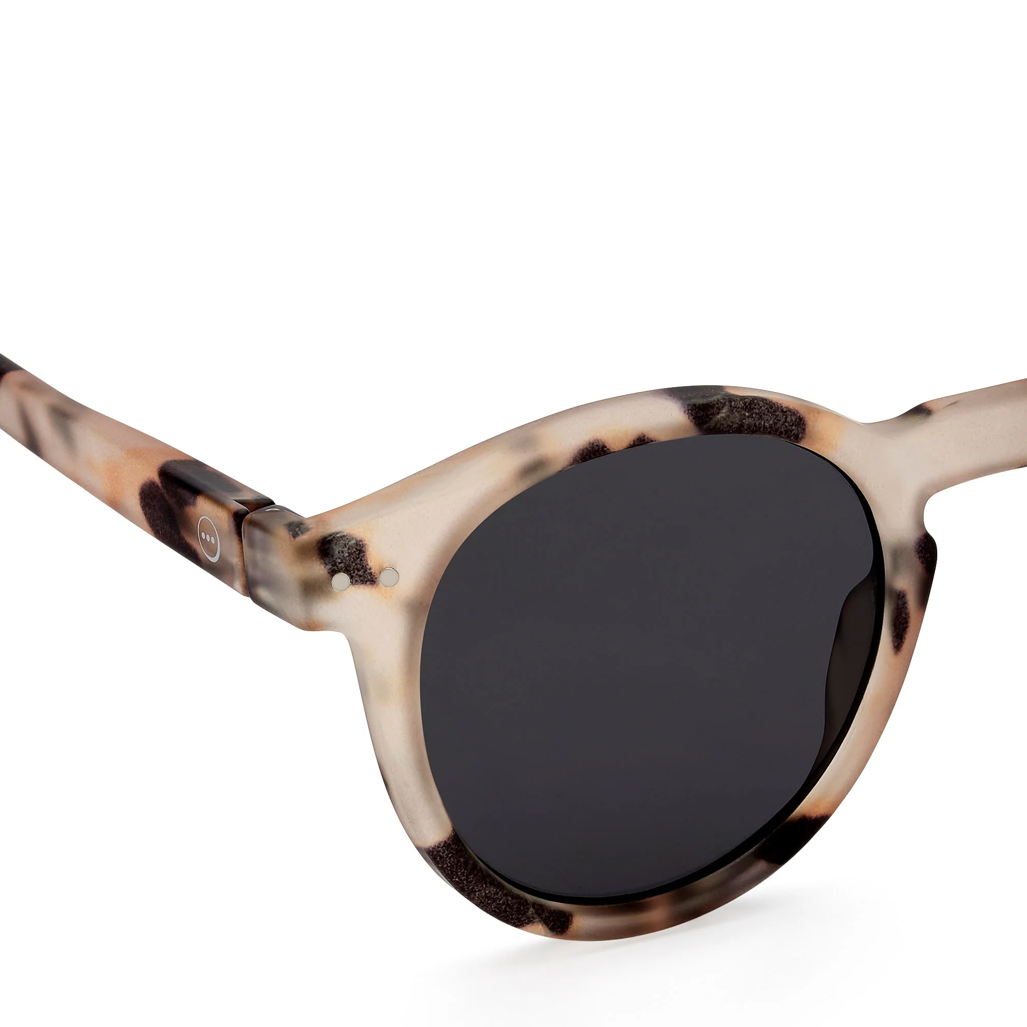 IZIPIZI Round Sunglasses #M - Light Tortoise - Image 17