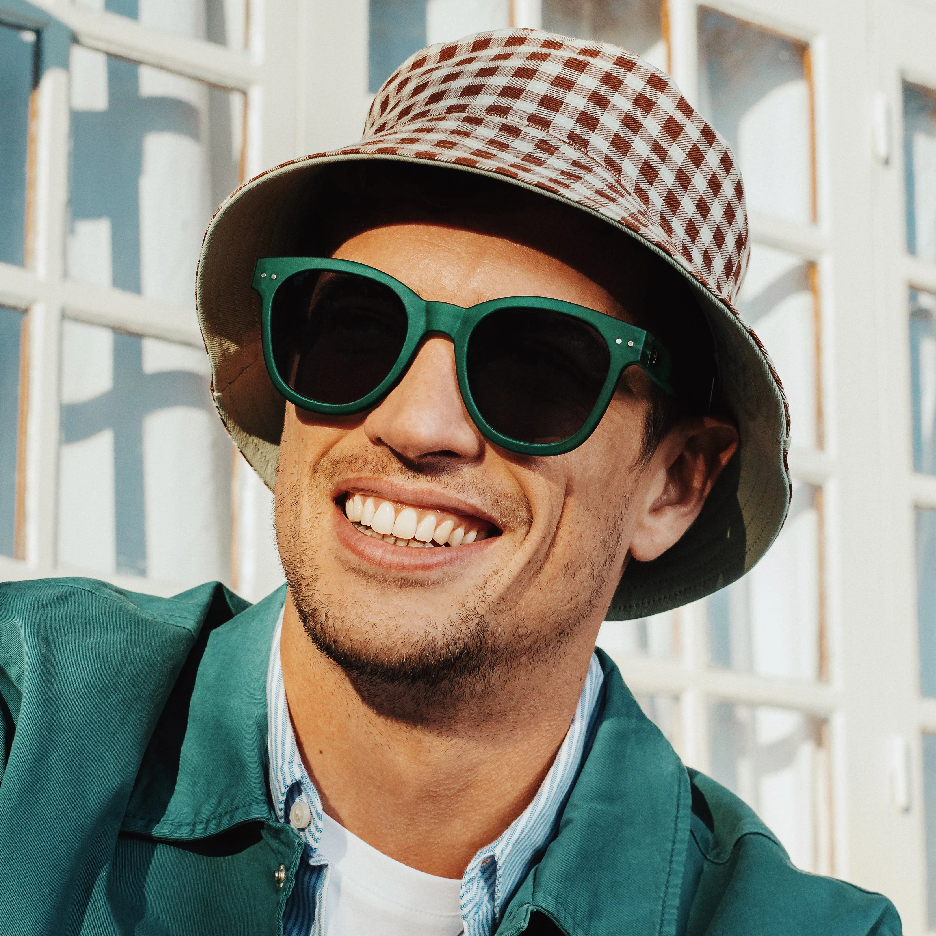 IZIPIZI Round Sunglasses #M - Light Tortoise - Image 5