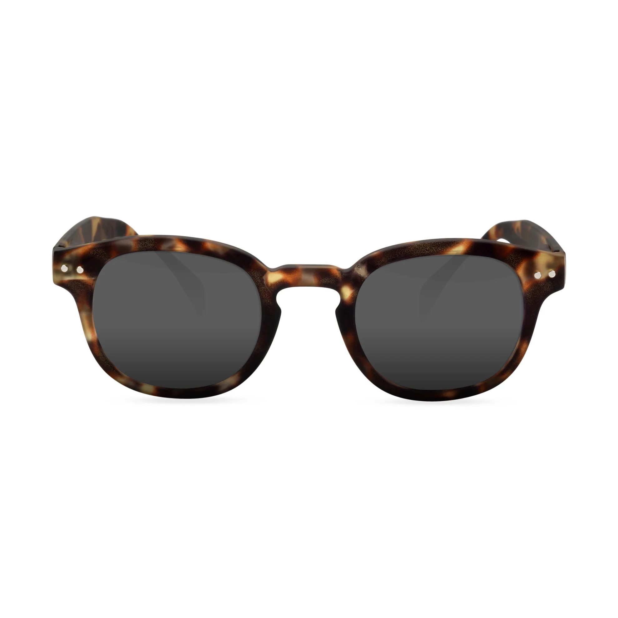IZIPIZI Rounded-Edge Square Sunglasses #C - Black - Image 6