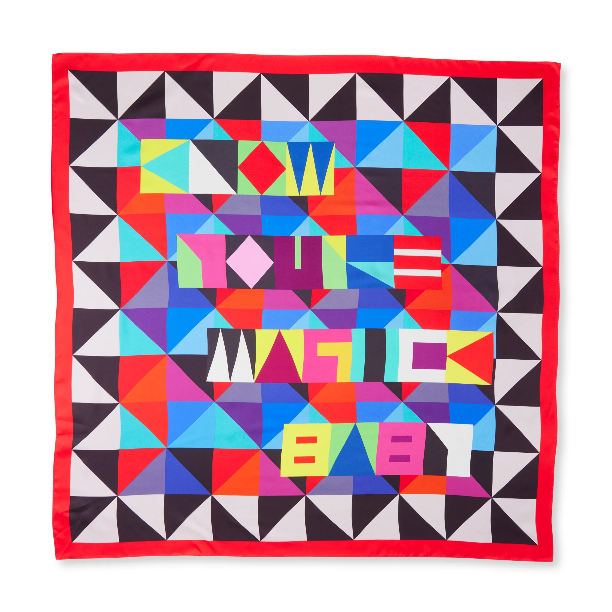 Jeffrey Gibson Know You’re Magick Baby Silk Scarf