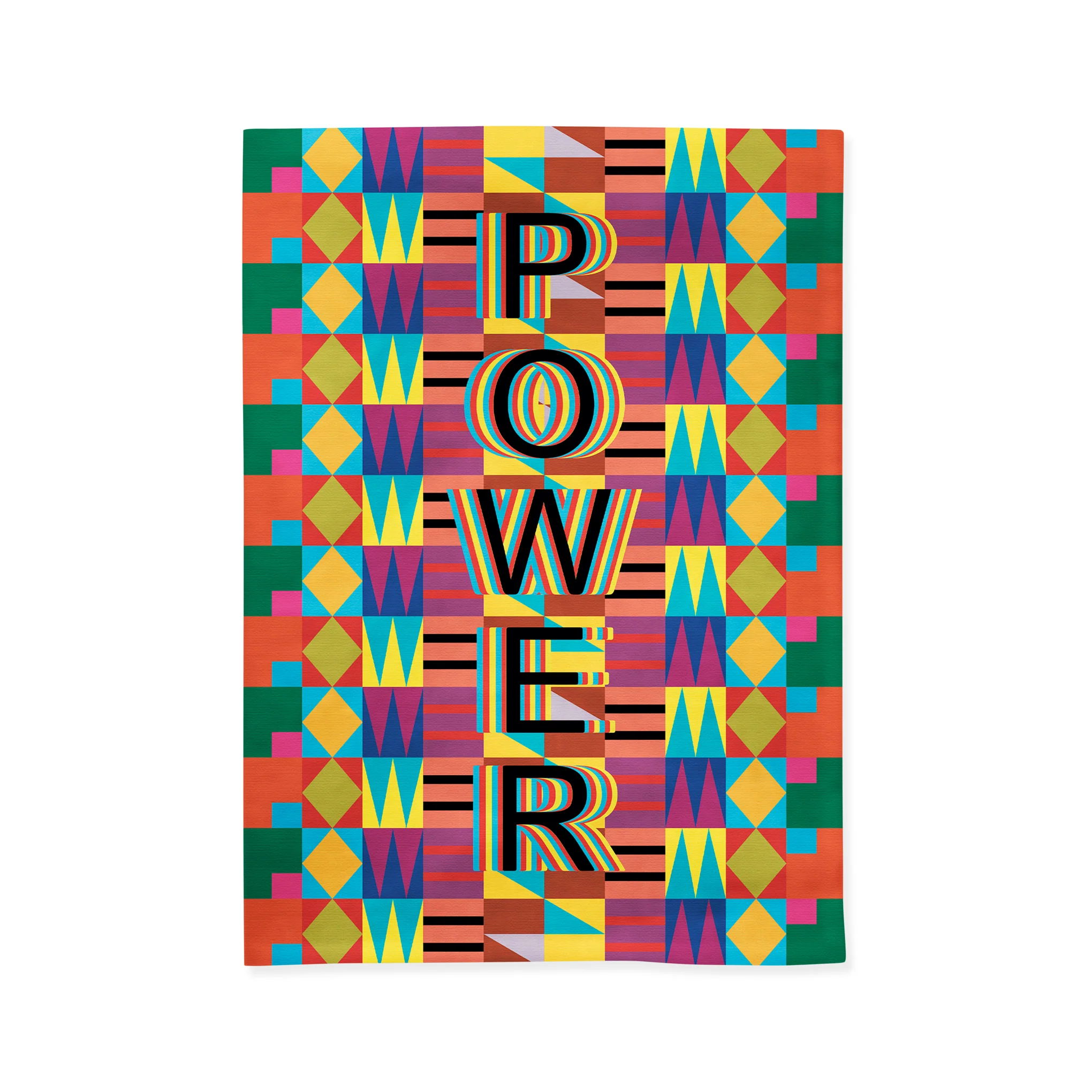 Jeffrey Gibson Power Linen Tea Towel