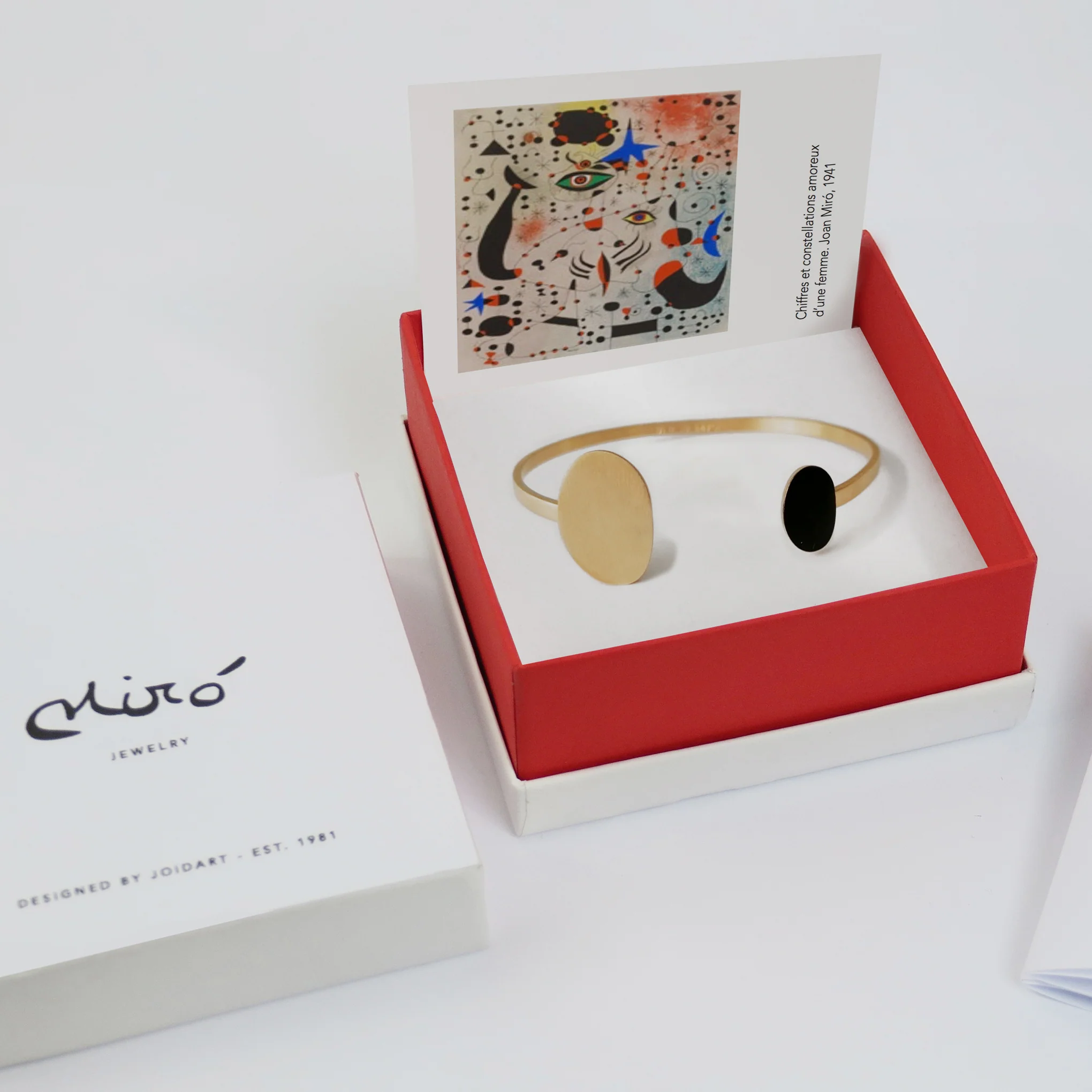 Joan Miró Gold-Plated Dots Cuff Bracelet - Image 4