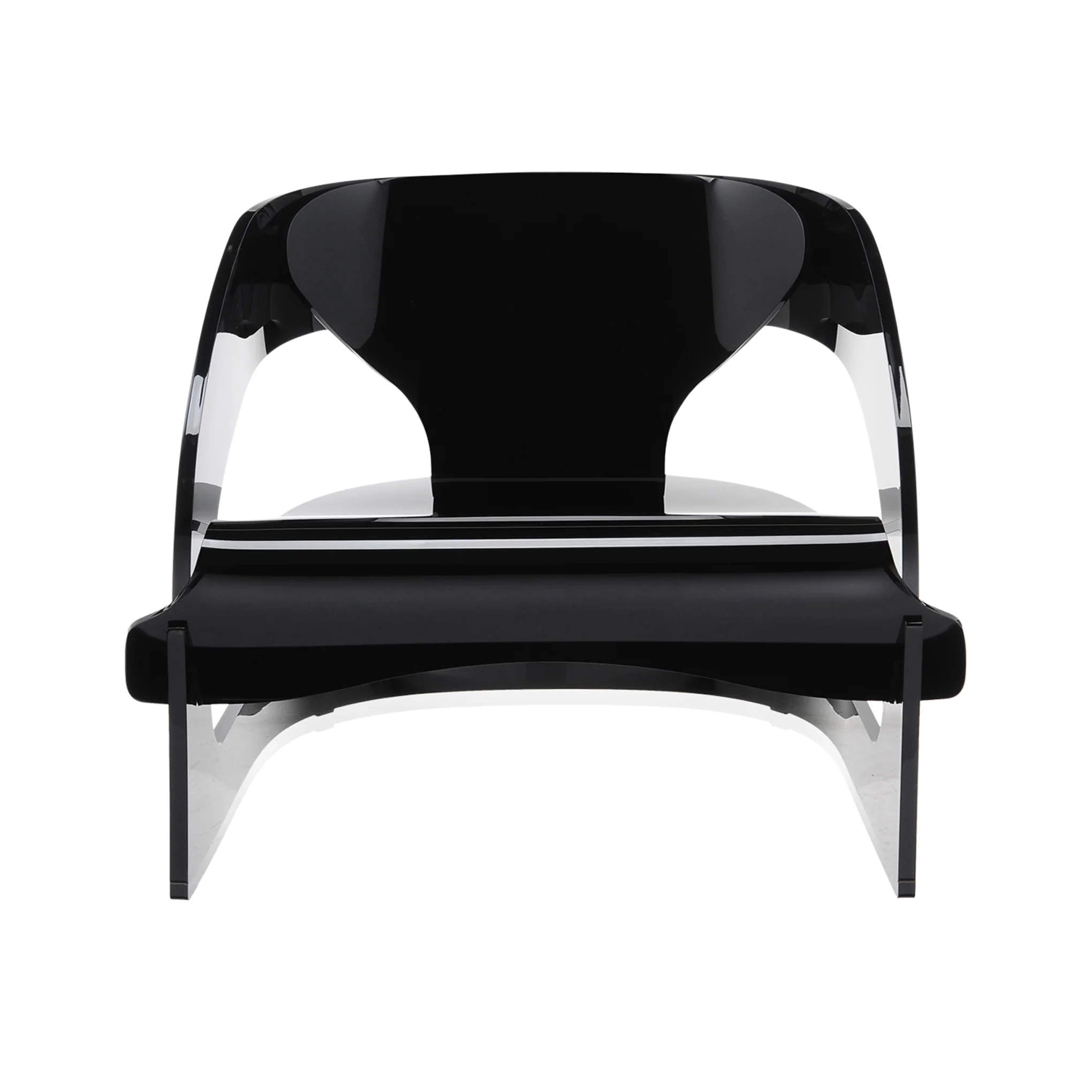 Joe Colombo 4801 Armchair by Kartell - Black - Image 3