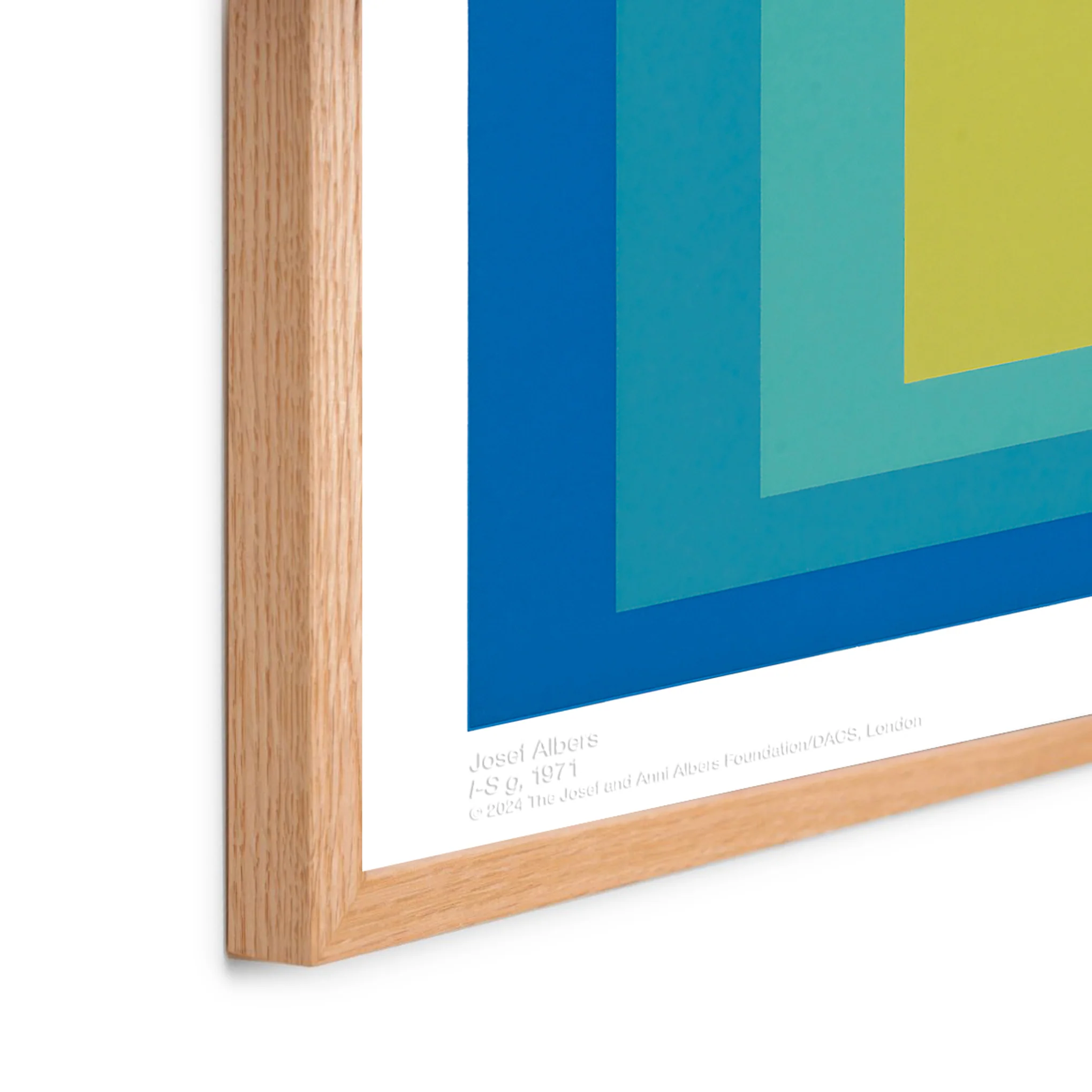 Josef Albers I-S g Framed Poster - Image 2