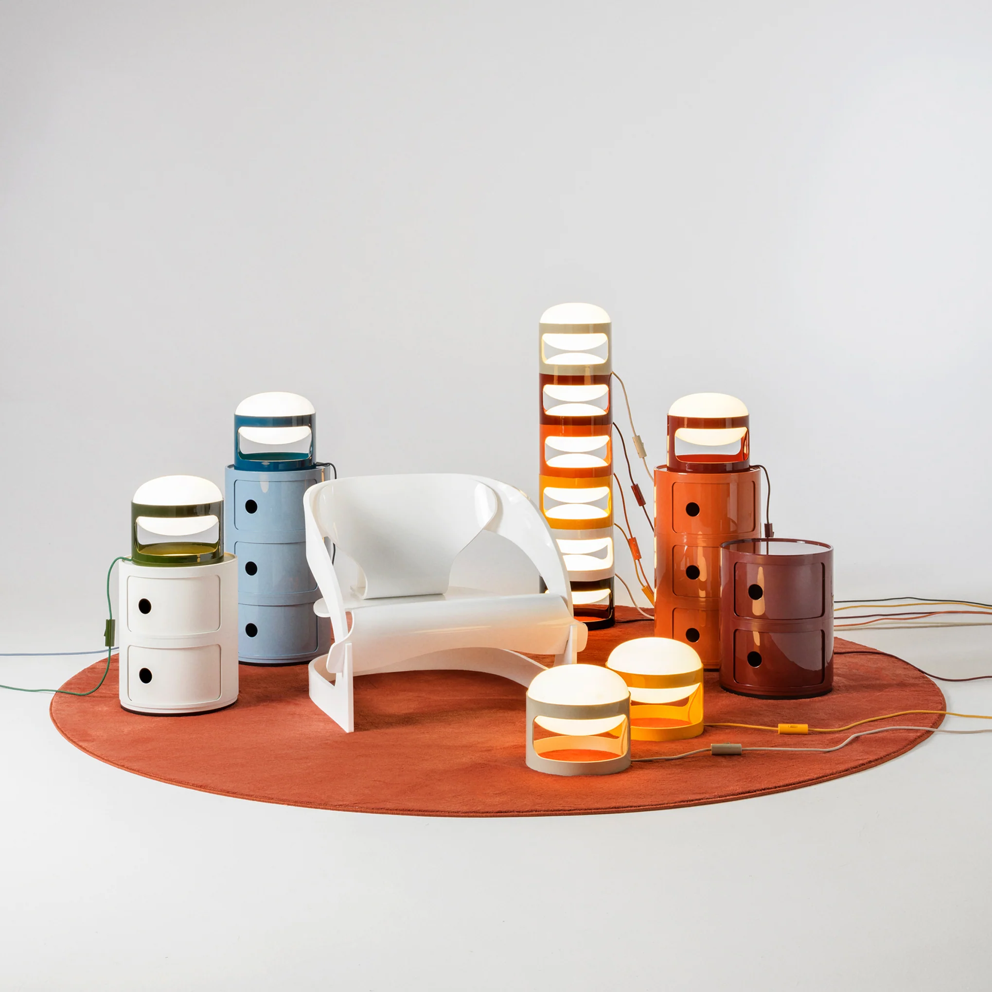 Kartell Componibili 3-Tier Storage - Sky Blue - Image 5