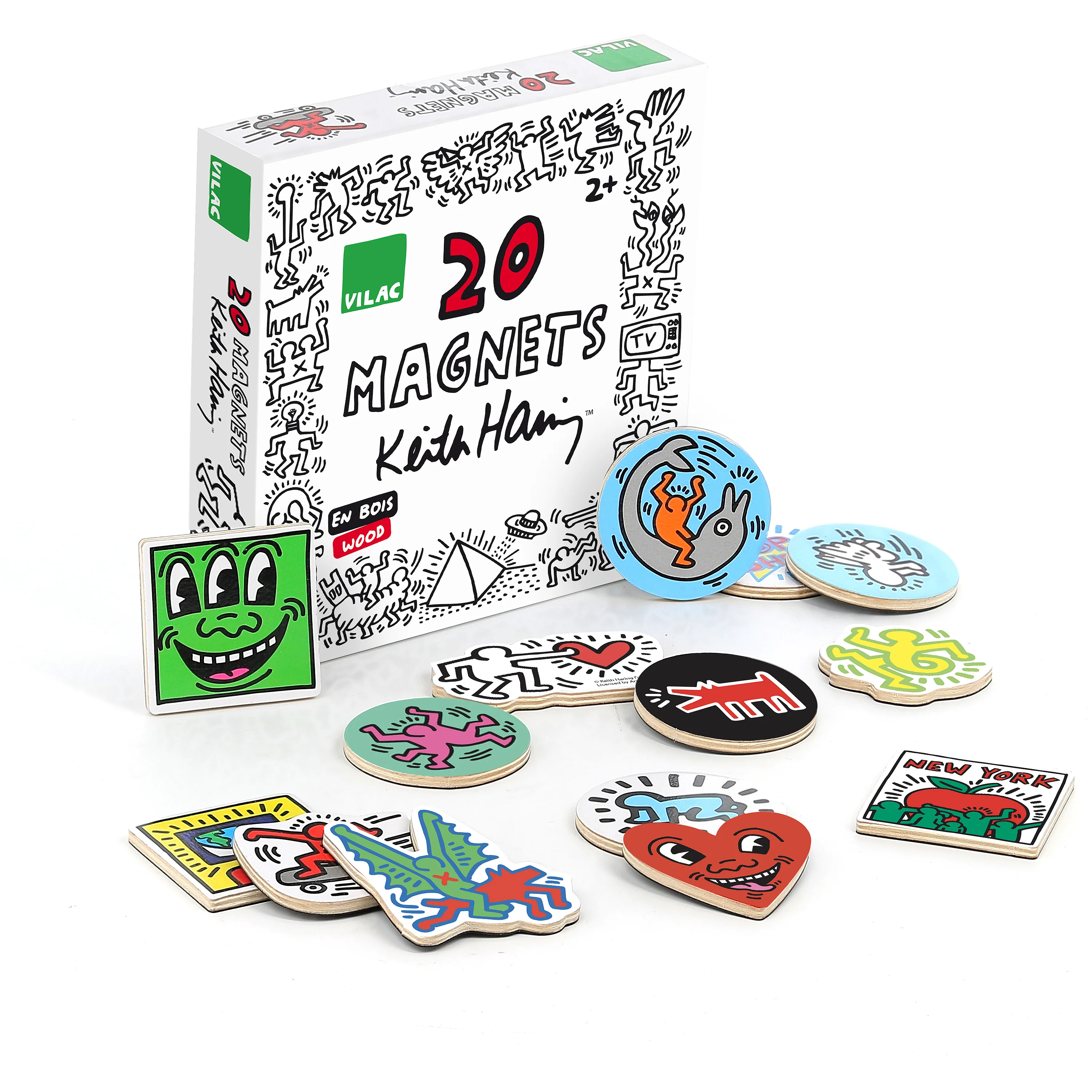Keith Haring Magnet Set
