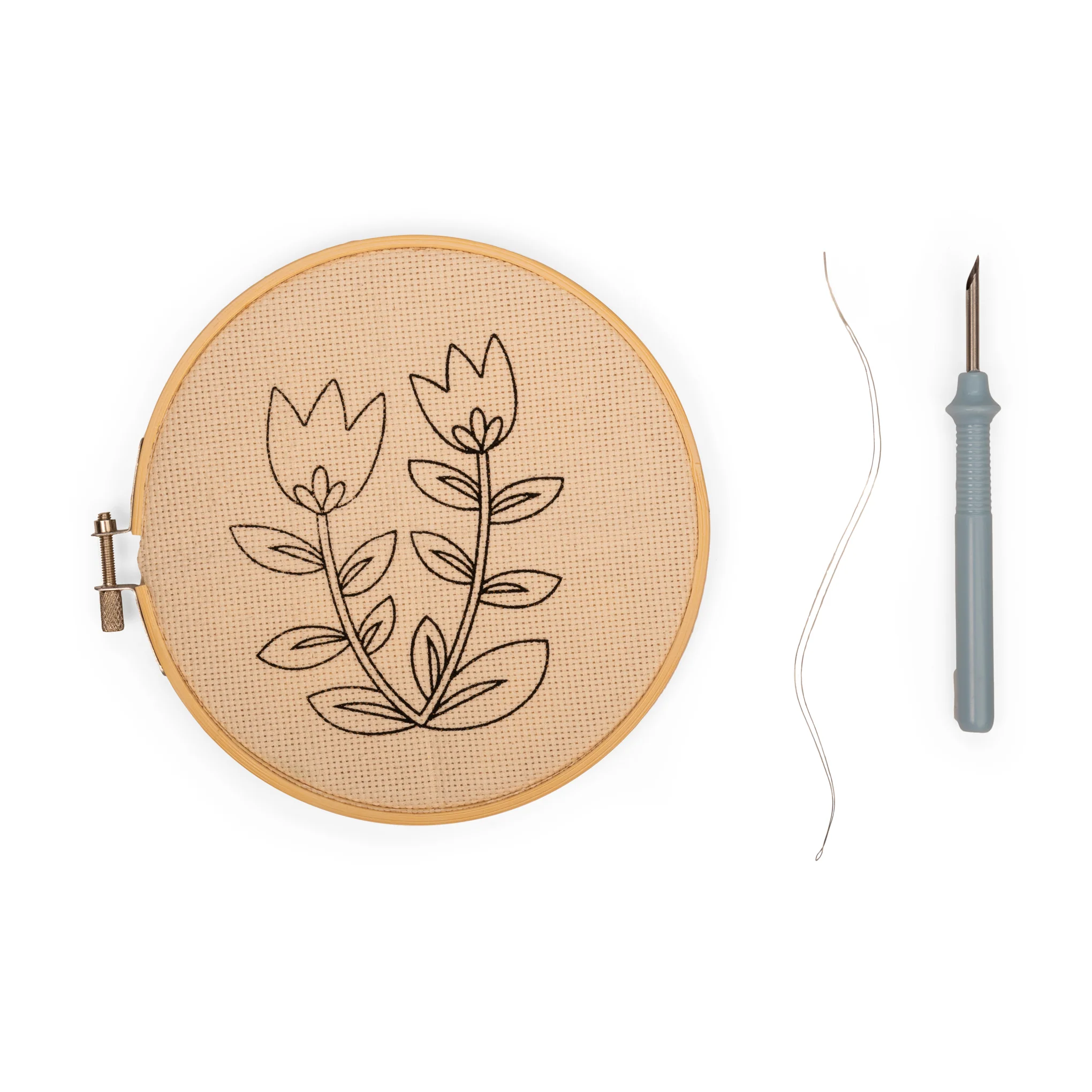 Punch Needle Embroidery Kit - Tulips - Image 3