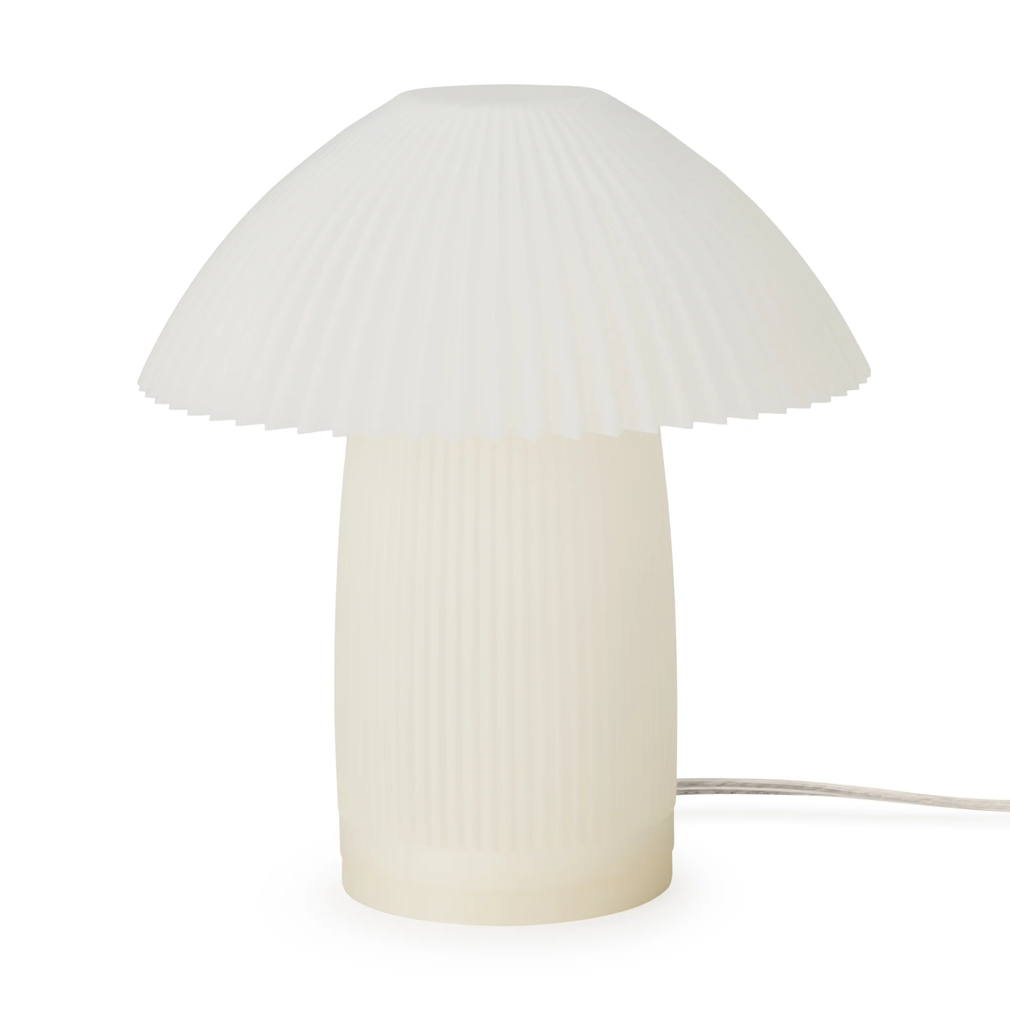 Kinoko Recycled Plastic Table Lamp - White - Image 3