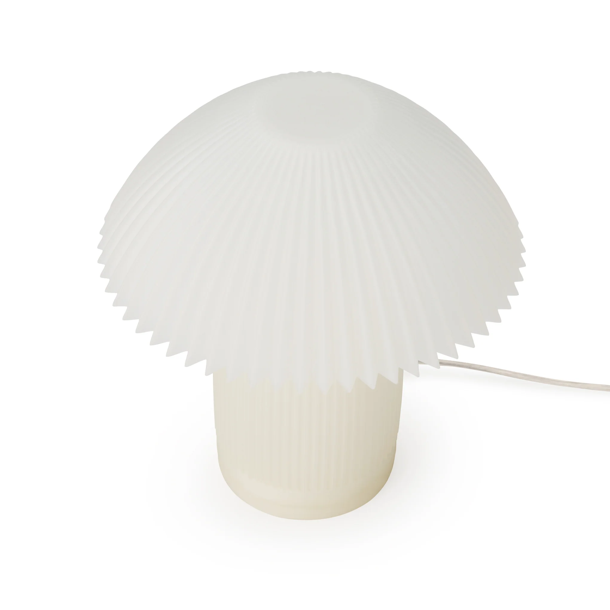 Kinoko Recycled Plastic Table Lamp - White - Image 4
