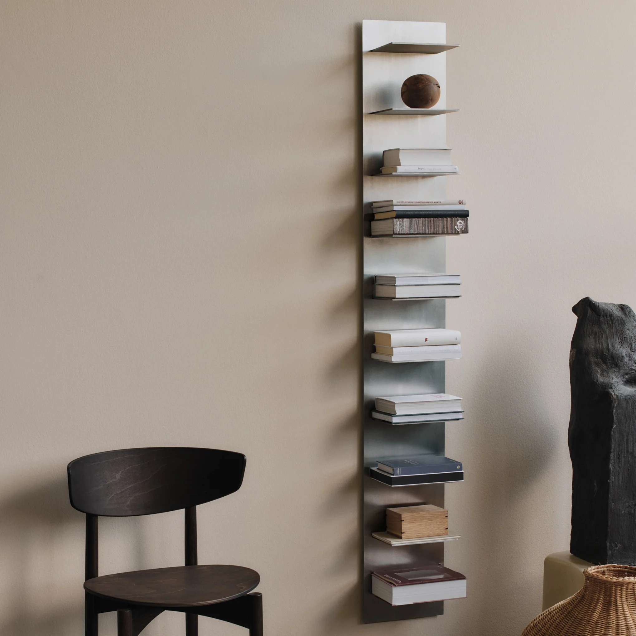 Lager Tall Wall-Mounted Book Shelf - Image 2