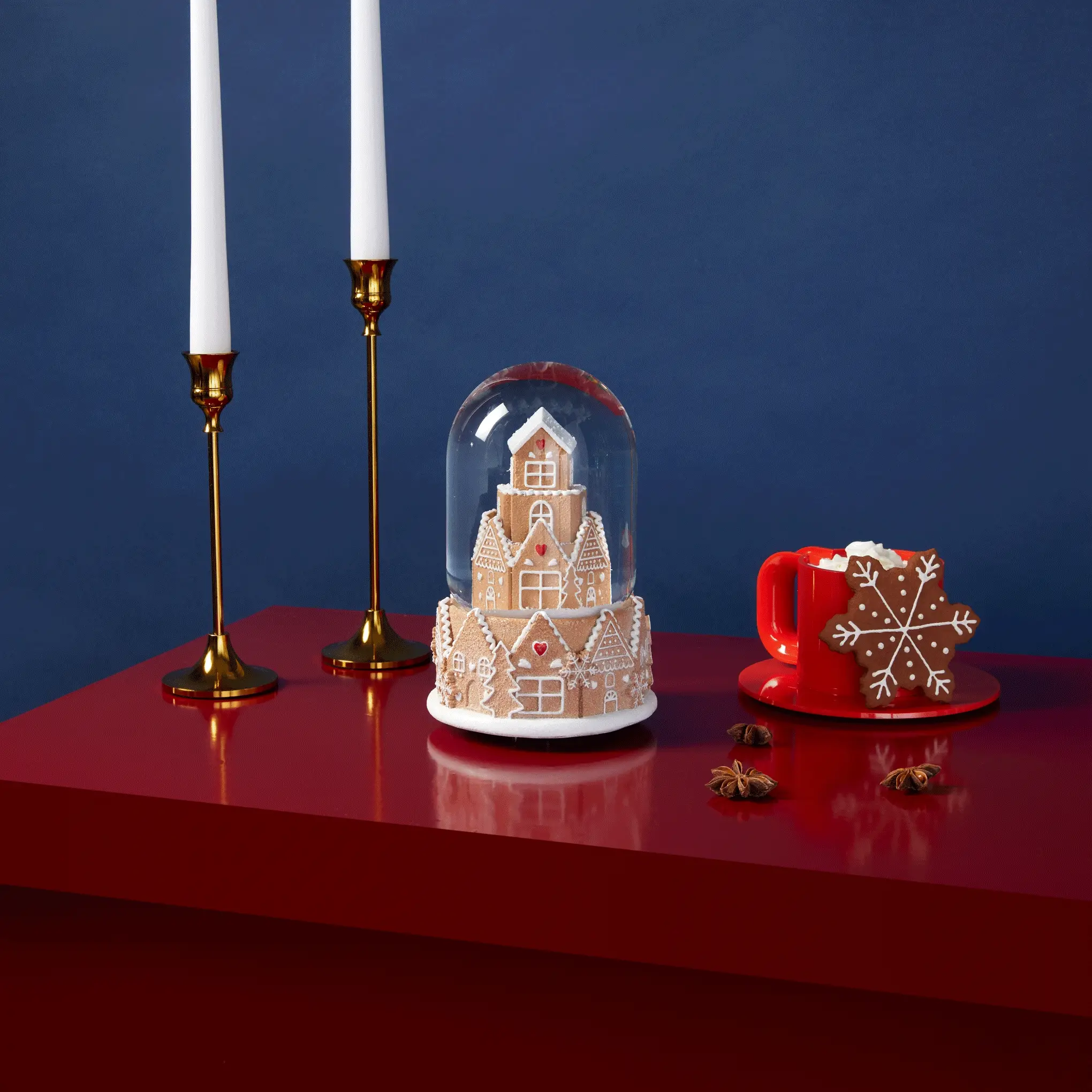 Gingerbread Music Snow Globe - Image 4
