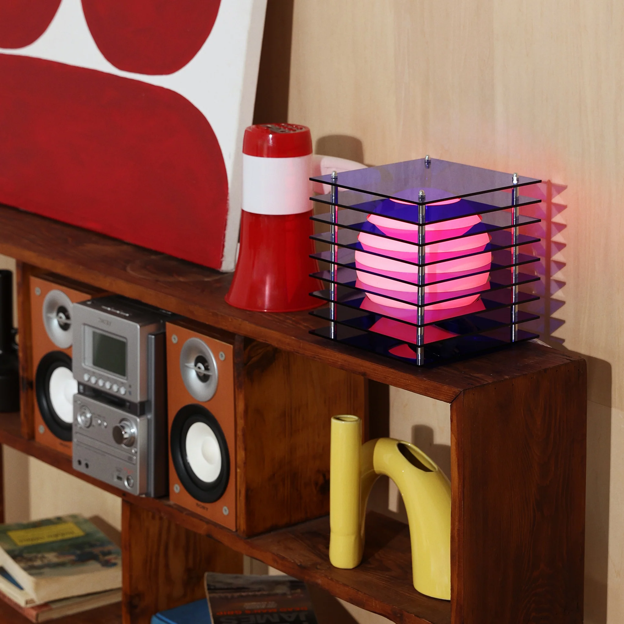 Lớp Layers Table Lamp - Blue/ Pink - Image 5