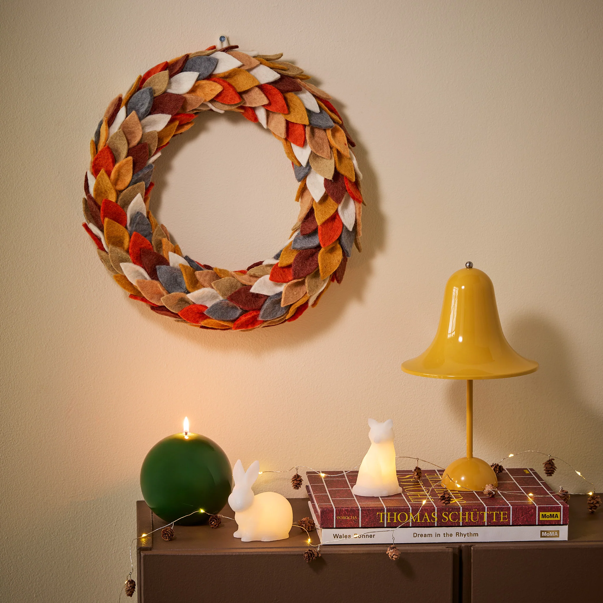 LED Holiday String Lights Set - Pinecone - Image 5