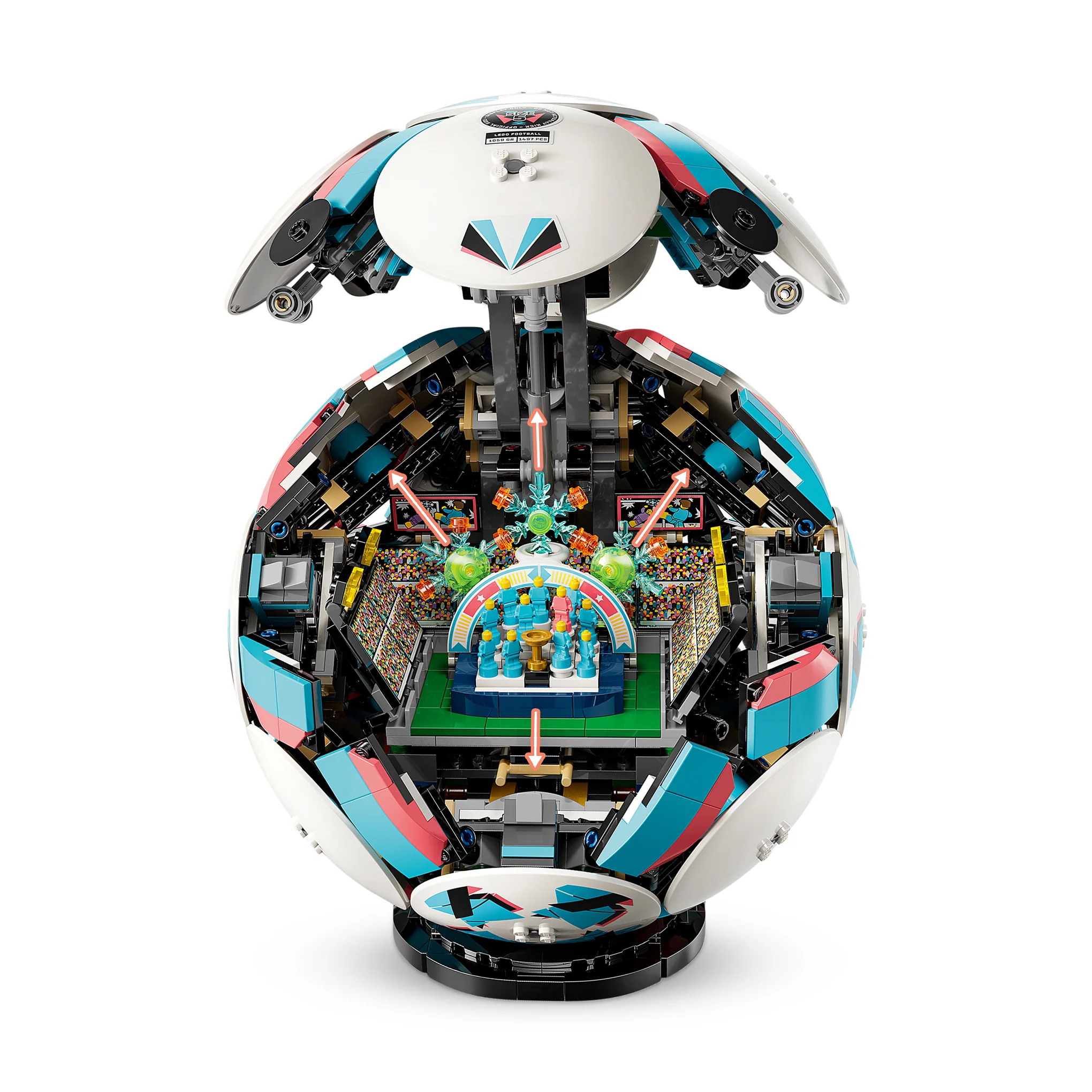LEGO Editions Soccer Ball - 1,498 pieces - Image 4