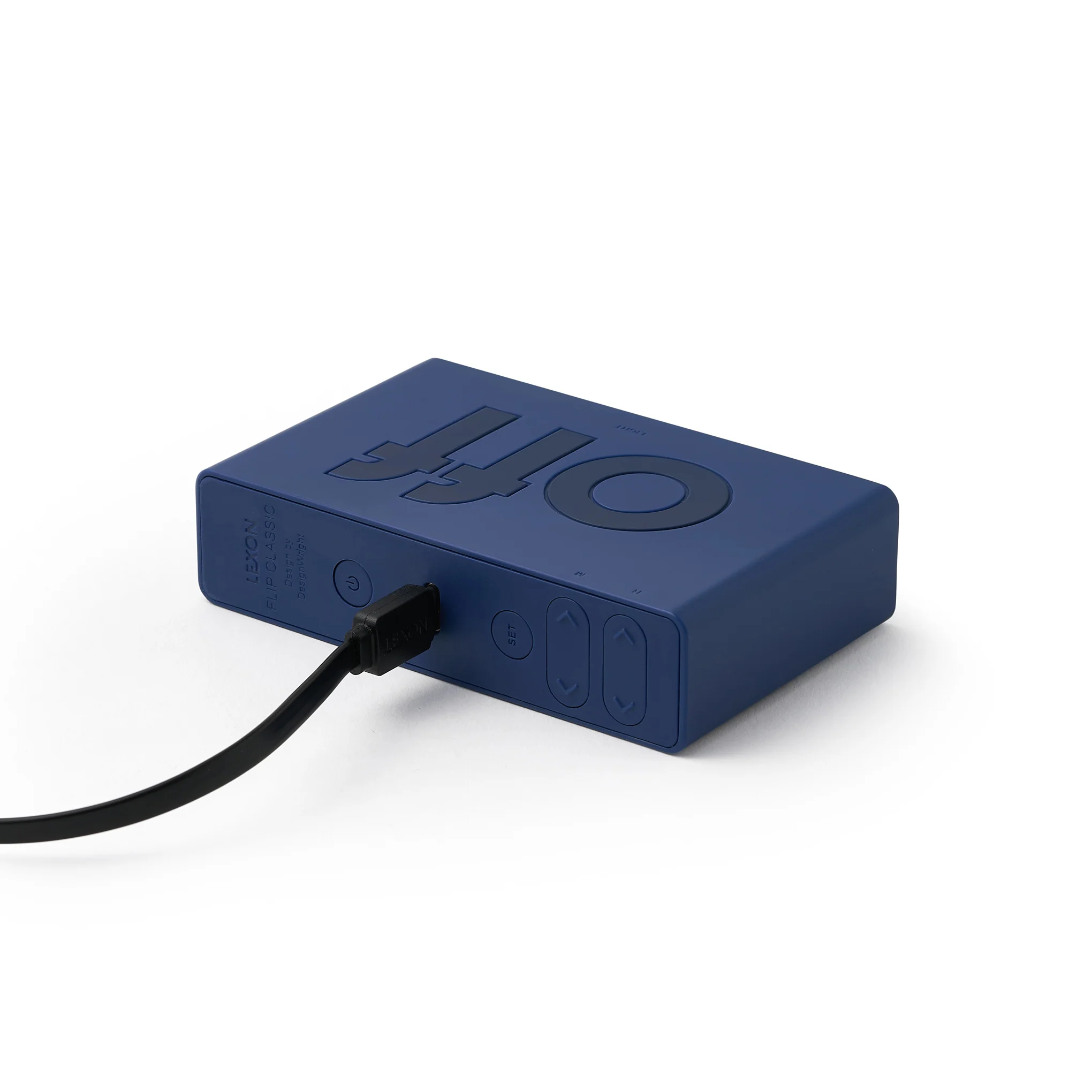 Lexon Flip Rechargeable Alarm Clock - Dark Blue - Image 6