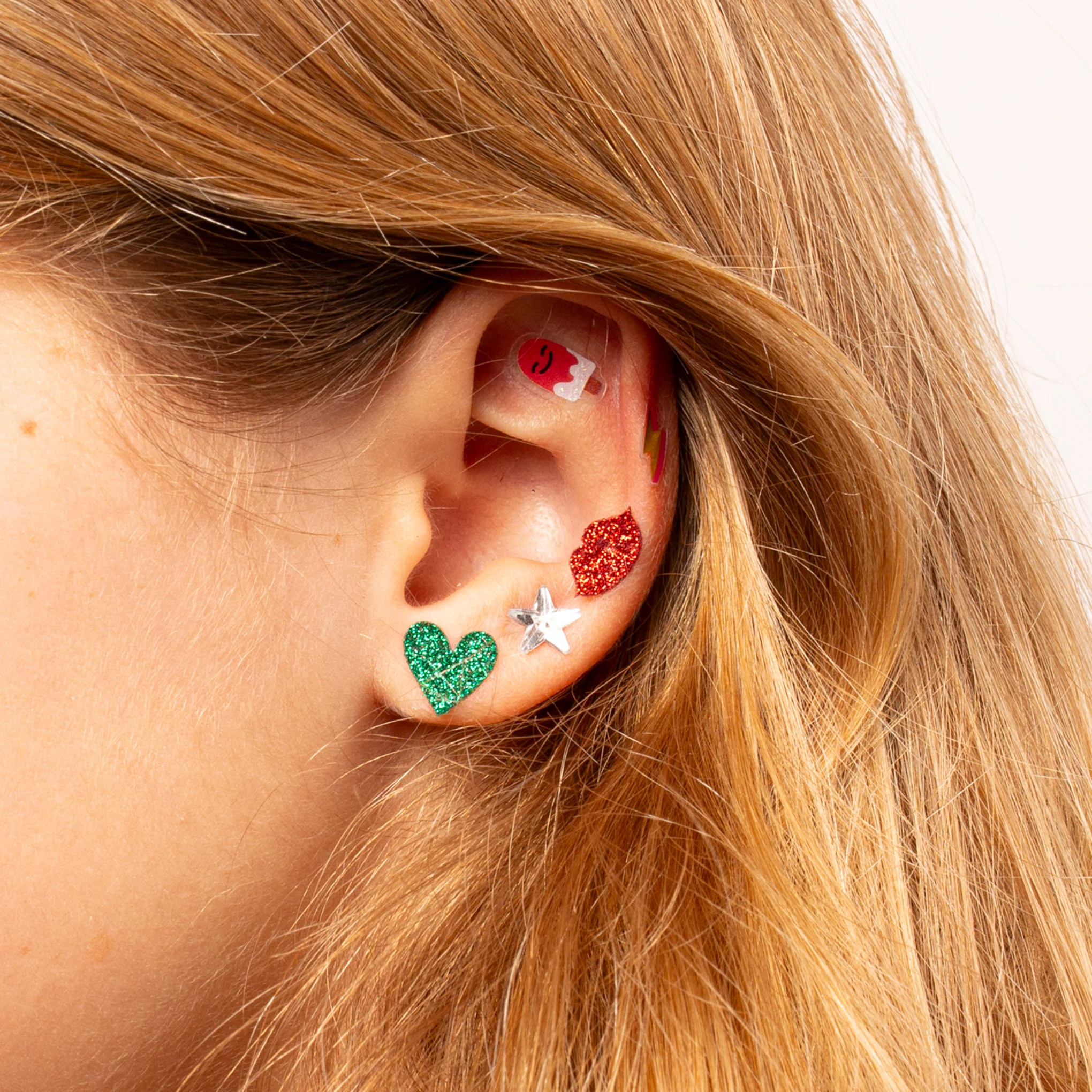 Sticker Earrings for Kids - Kawai - Image 3