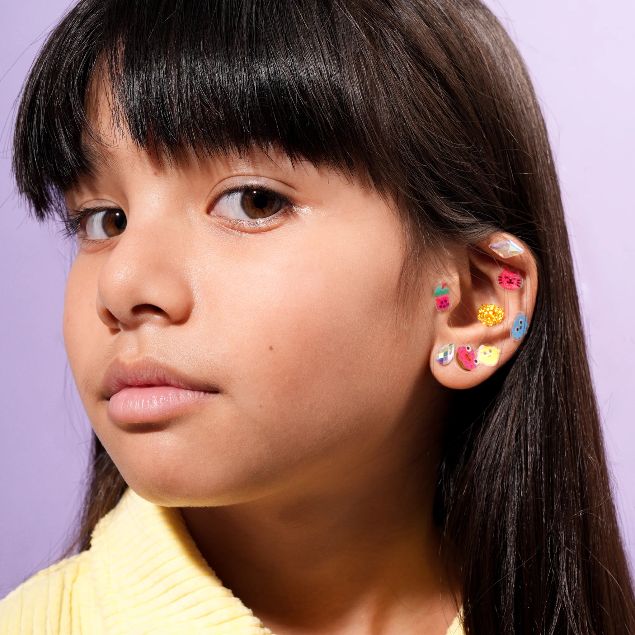Sticker Earrings for Kids - Kawai - Image 4