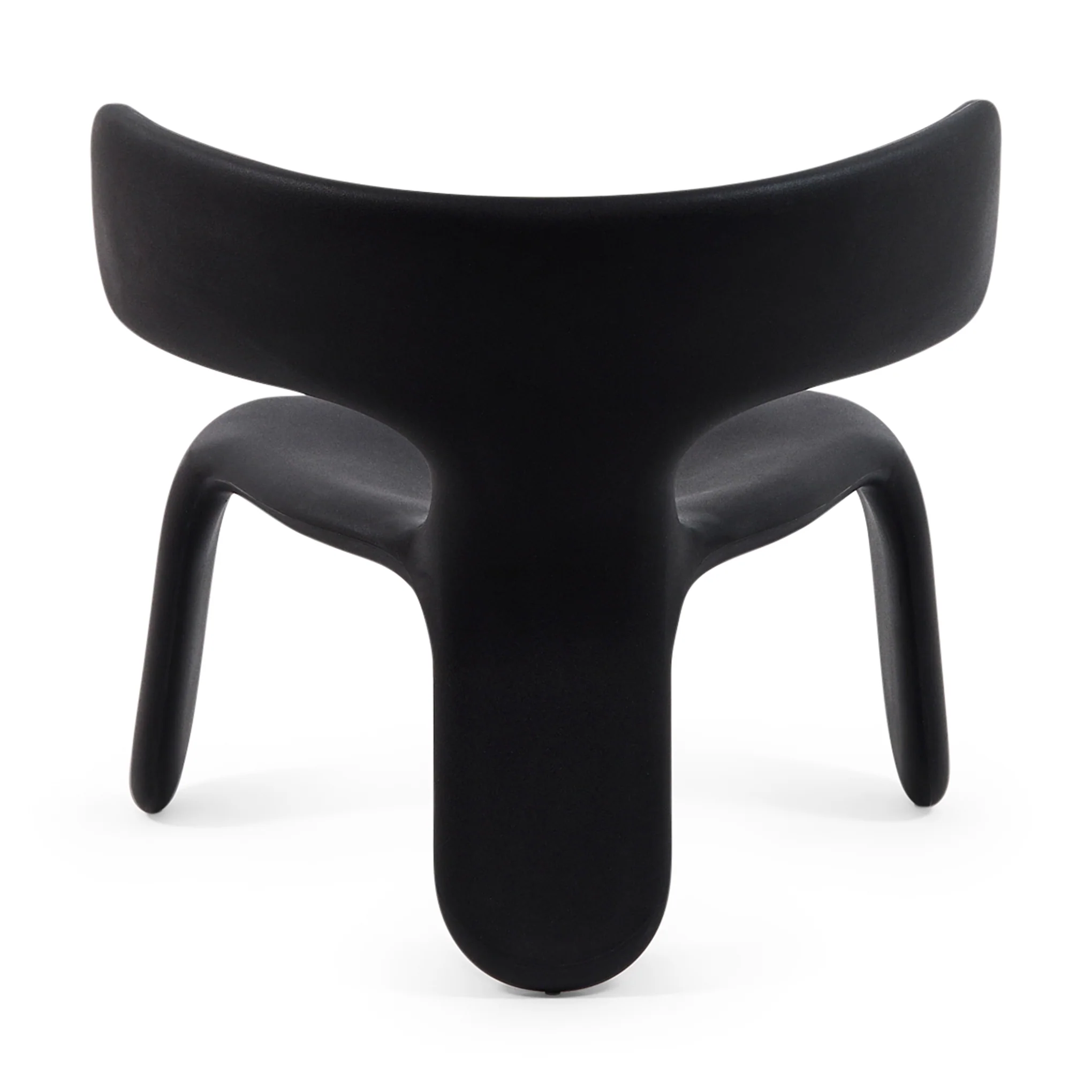 Limbo Lounge Chair in Recycled Material - Black - Image 4