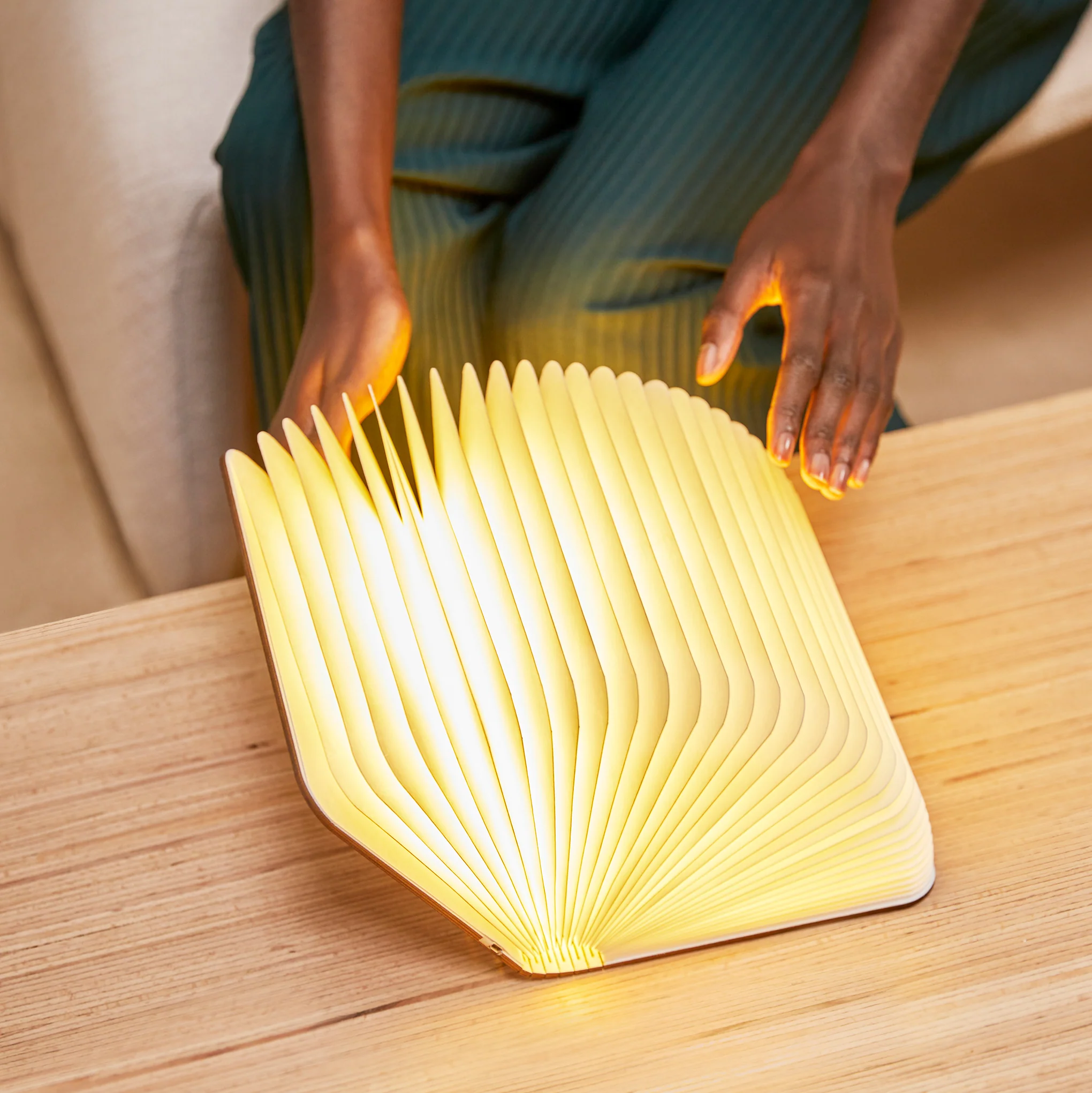Lumio Book Lamp - Walnut - Image 3