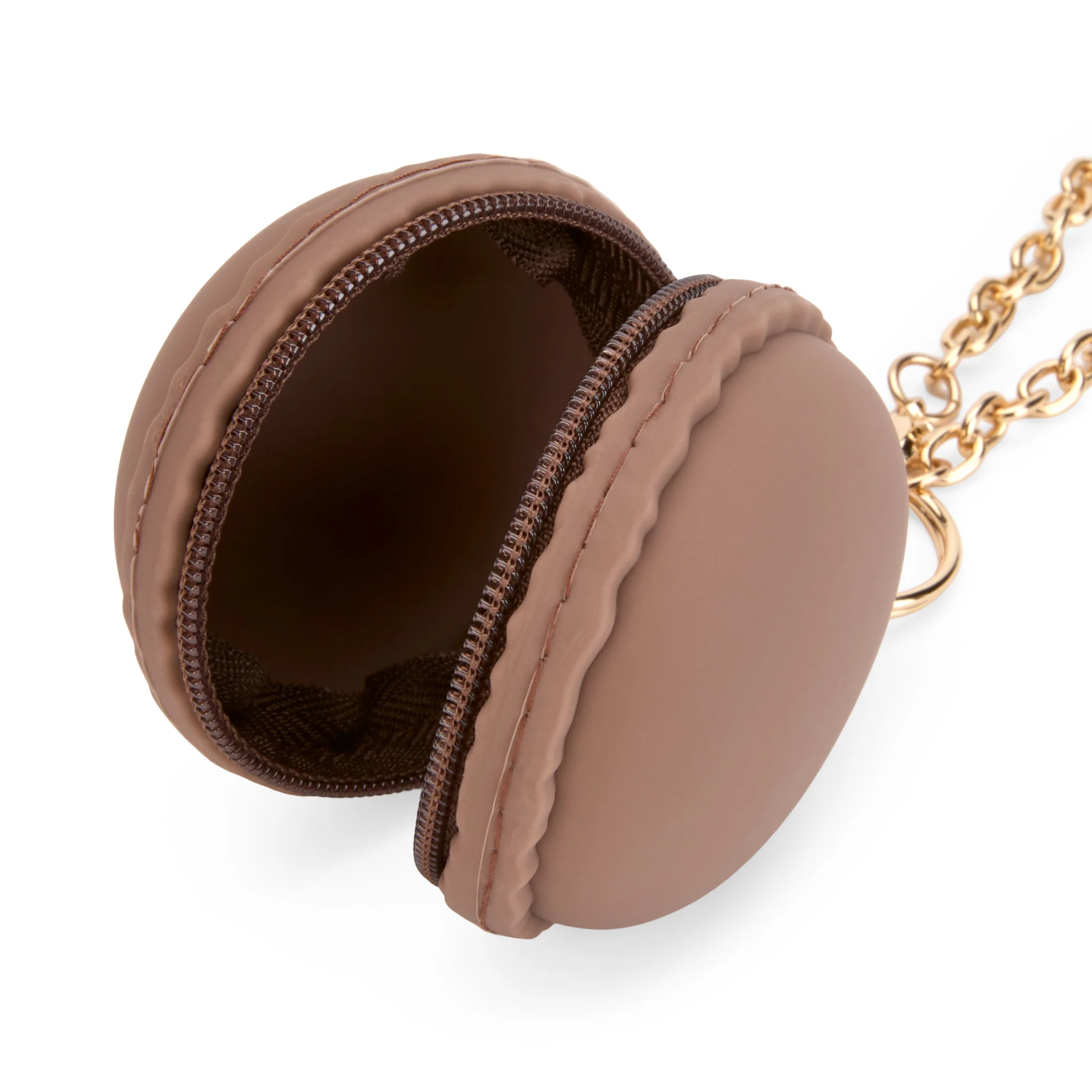 Macaron Pouch Bag Charm - Chocolate - Image 3