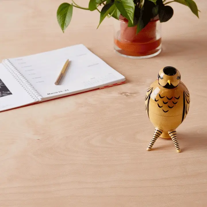 Mama Bird with Four Babies Nesting Doll - Image 2