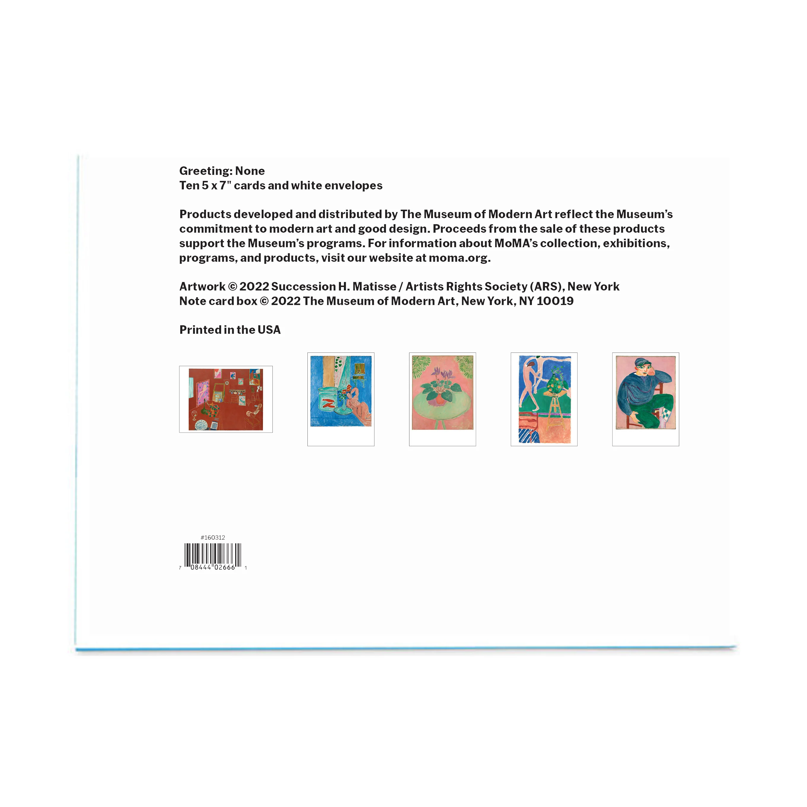 Matisse: The Red Studio Note Card Set - Image 2