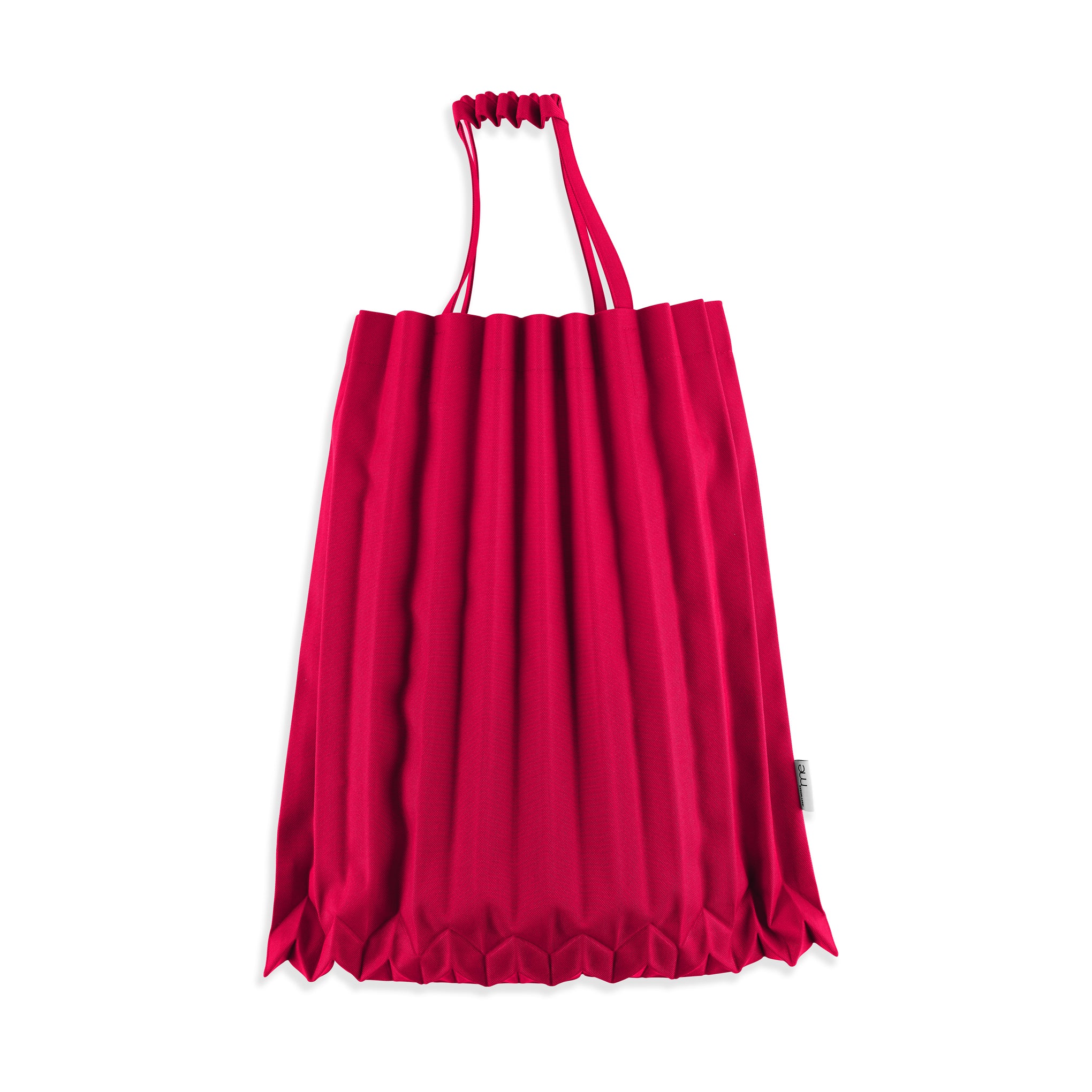 me ISSEY MIYAKE Recycled Polyester Trunk Pleats Bag - Cherry Red - Image 2