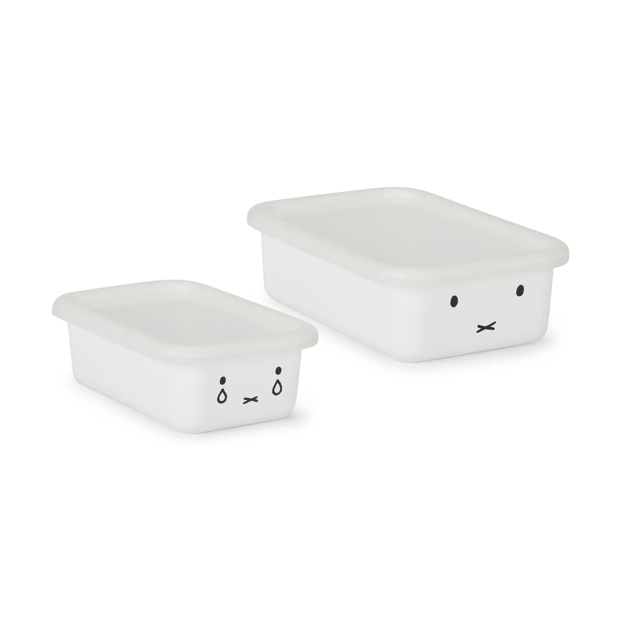 Miffy Enamel Baking Pan with Lid - Set of 2 - Image 4