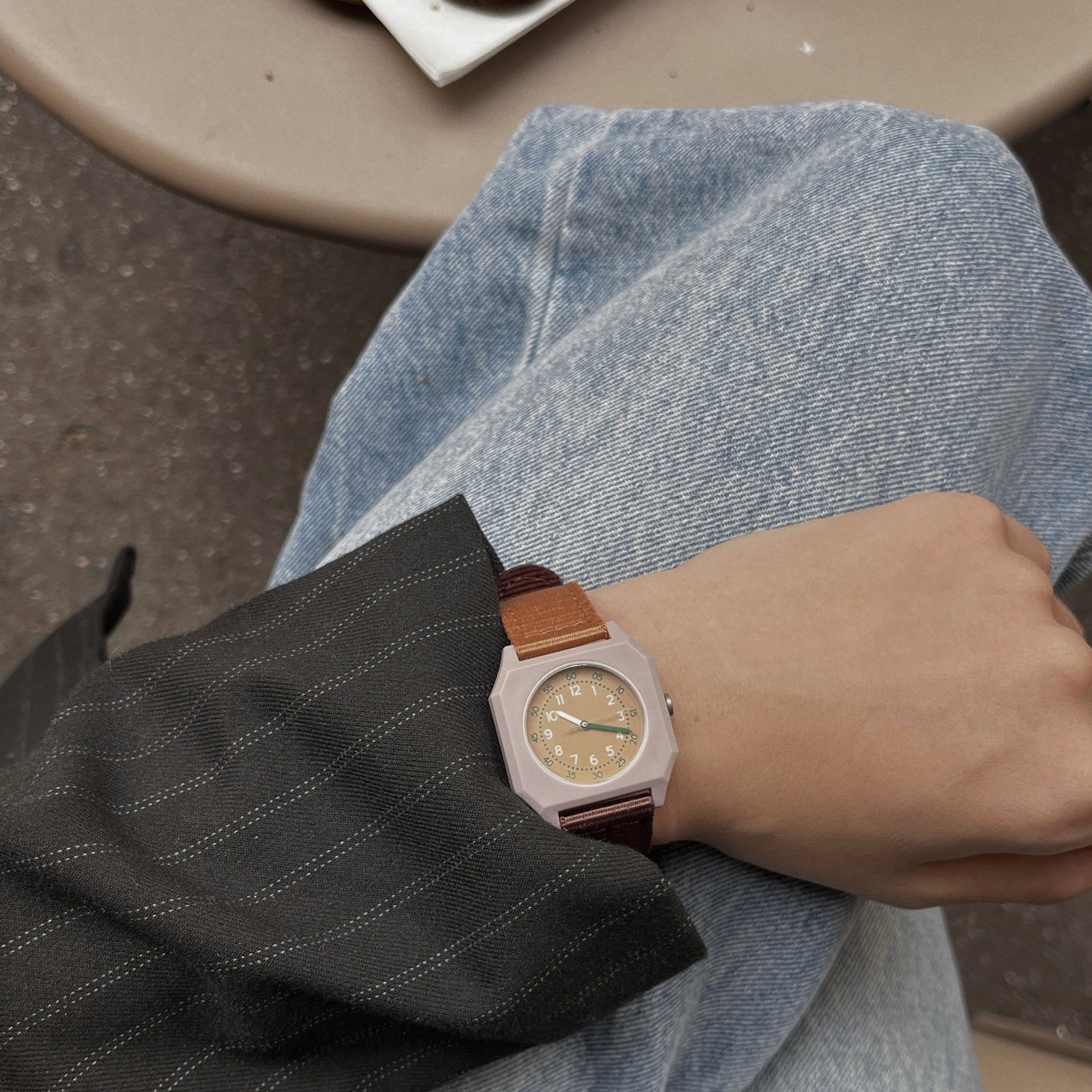 Mini Kyomo Watch - Brown/ Purple - Image 2