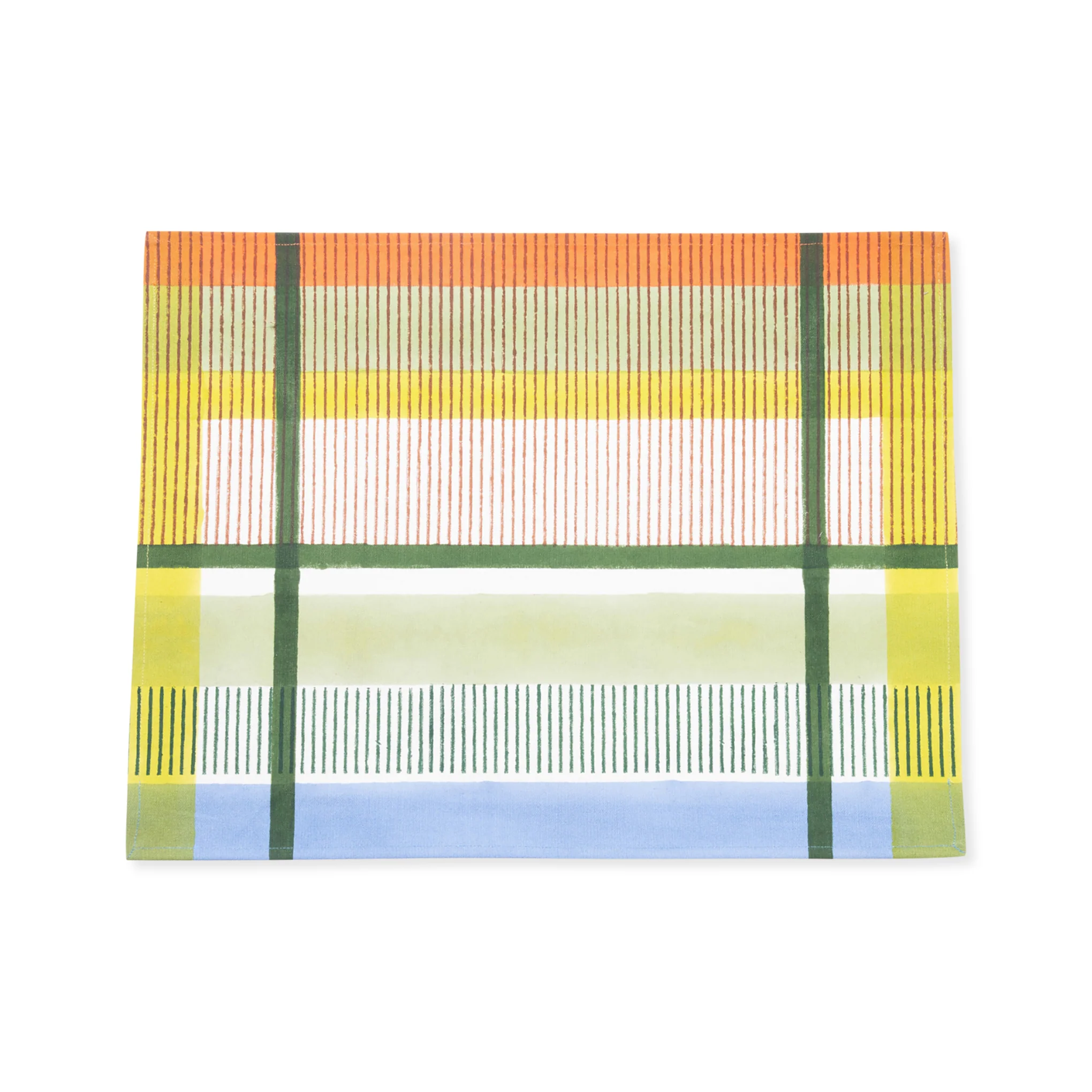 Modernist Stripe Cotton Table Linens - Placemat