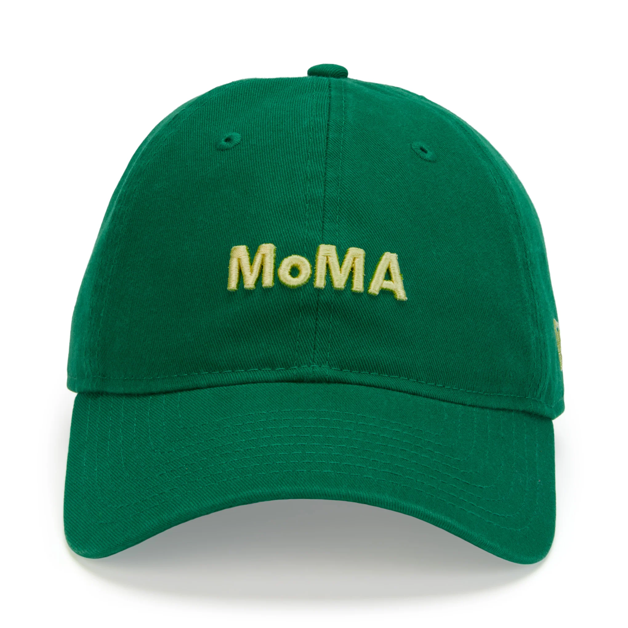Colorful MoMA Adjustable Baseball Cap - Kelly Green/ Yellow - Image 3