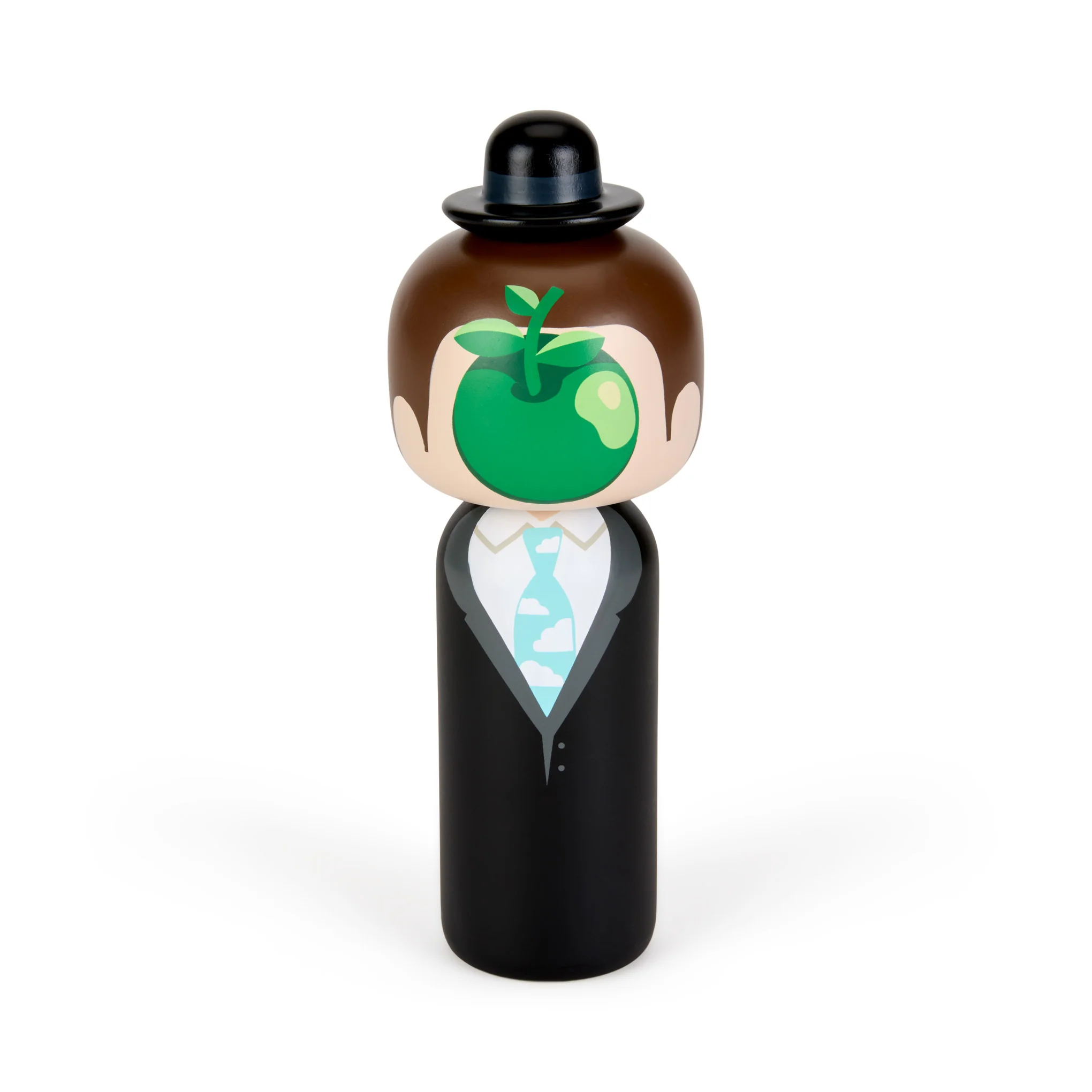Artist Wooden Kokeshi Doll - René Magritte
