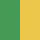 MoMA Baggu Heavyweight Canvas Tote - Green/ Yellow - Image 9