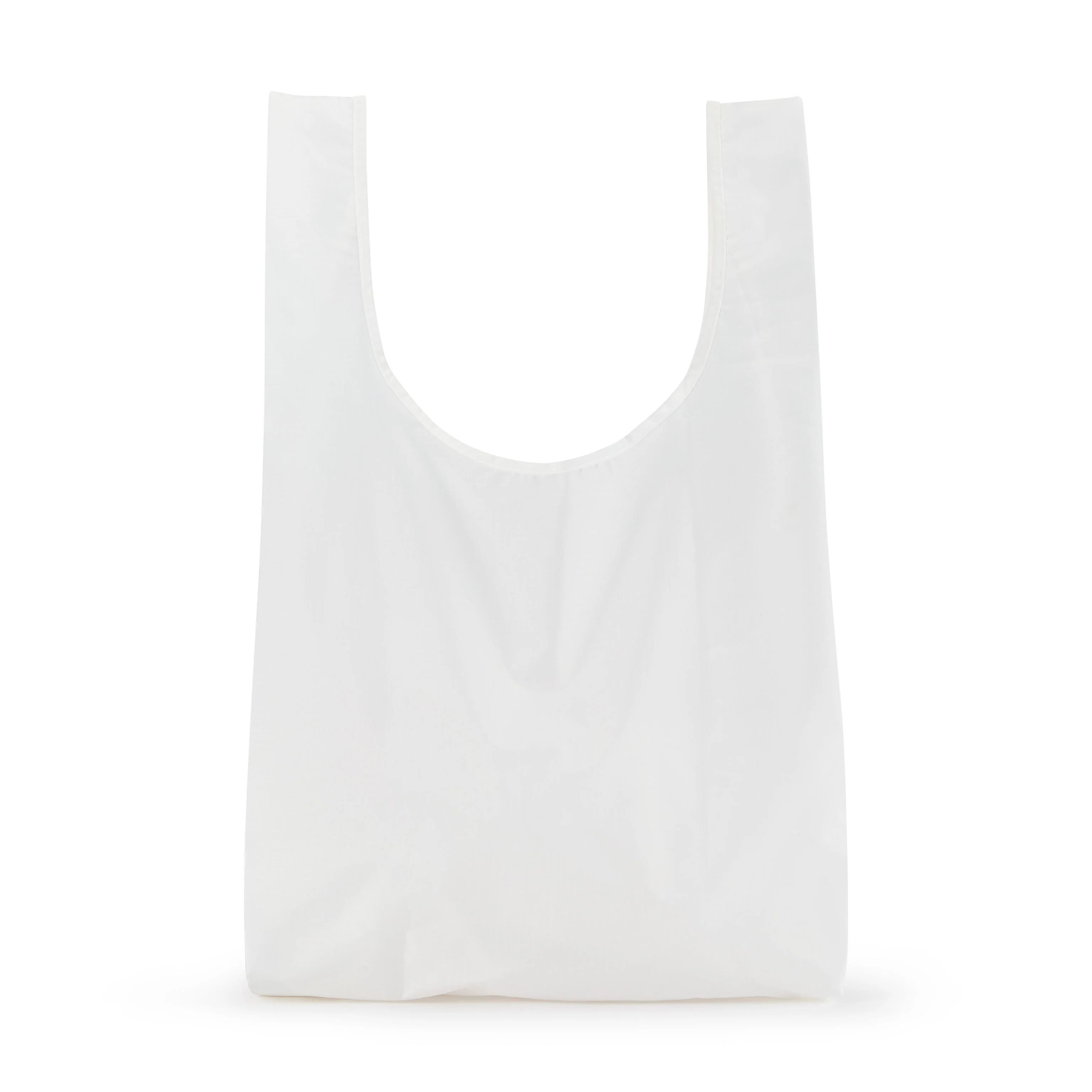 MoMA Baggu Recycled Nylon Standard Tote Bag - White - Image 5
