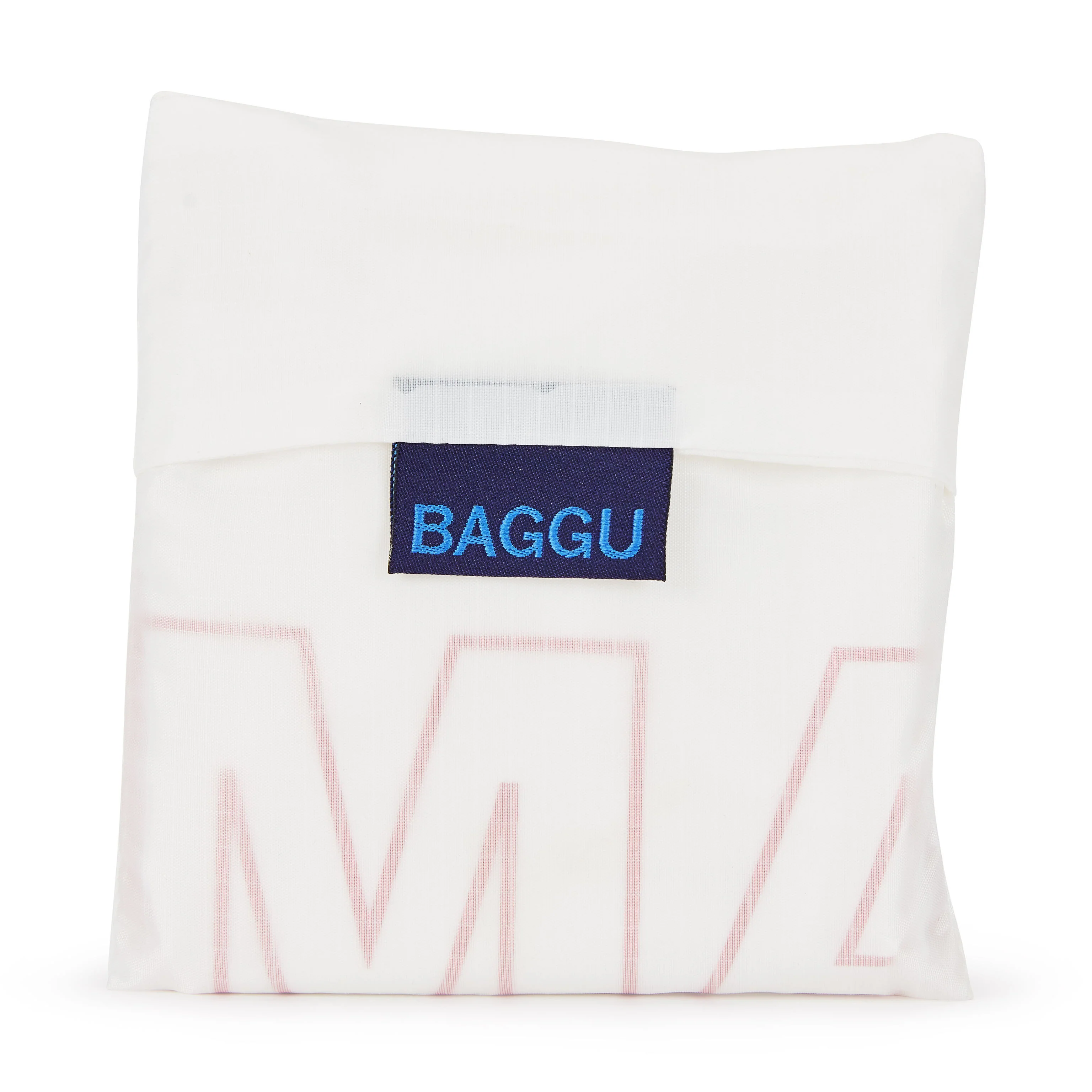 MoMA Baggu Recycled Nylon Standard Tote Bag - White - Image 7