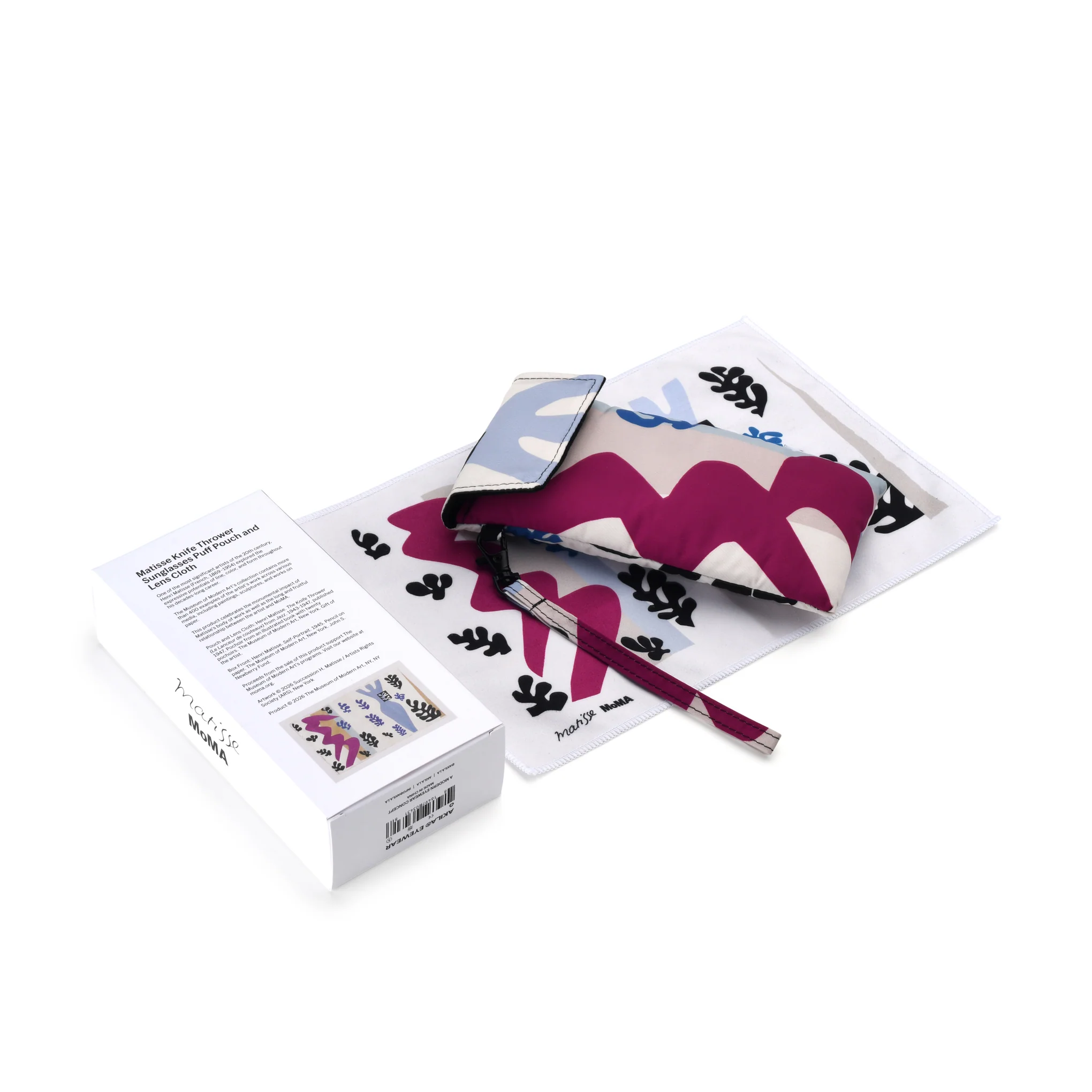 MoMA Henri Matisse Akila Sunglasses Puff Pouch and Lens Cloth - Knife Thrower - Image 3