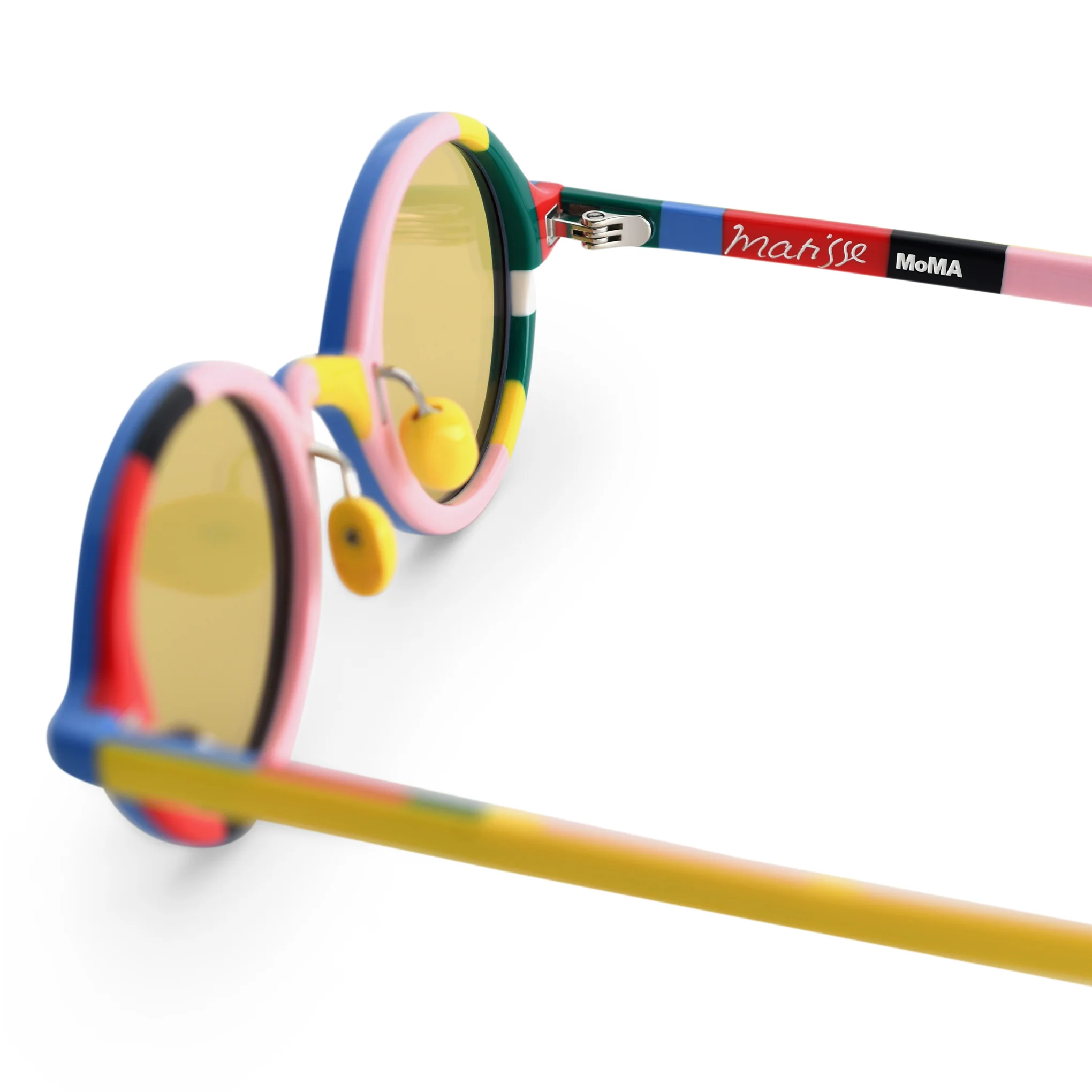 MoMA Henri Matisse Exhibition Catalogue Akila Sunglasses - Blue/ Yellow - Image 5